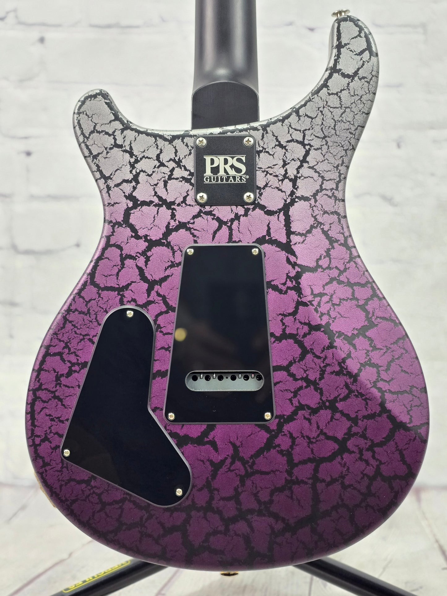 Paul Reed Smith PRS Guitars Swamp Ash Special Electric Guitar Sprayer's Choice Silver Fuscia Fade Crackle