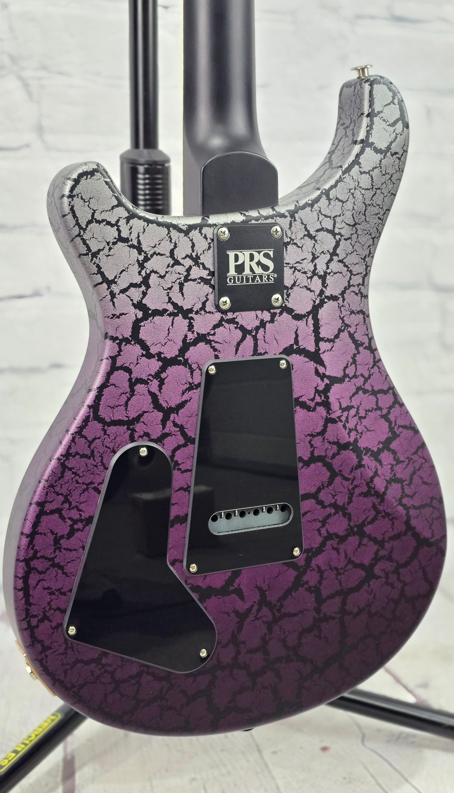 Paul Reed Smith PRS Guitars Swamp Ash Special Electric Guitar Sprayer's Choice Silver Fuscia Fade Crackle