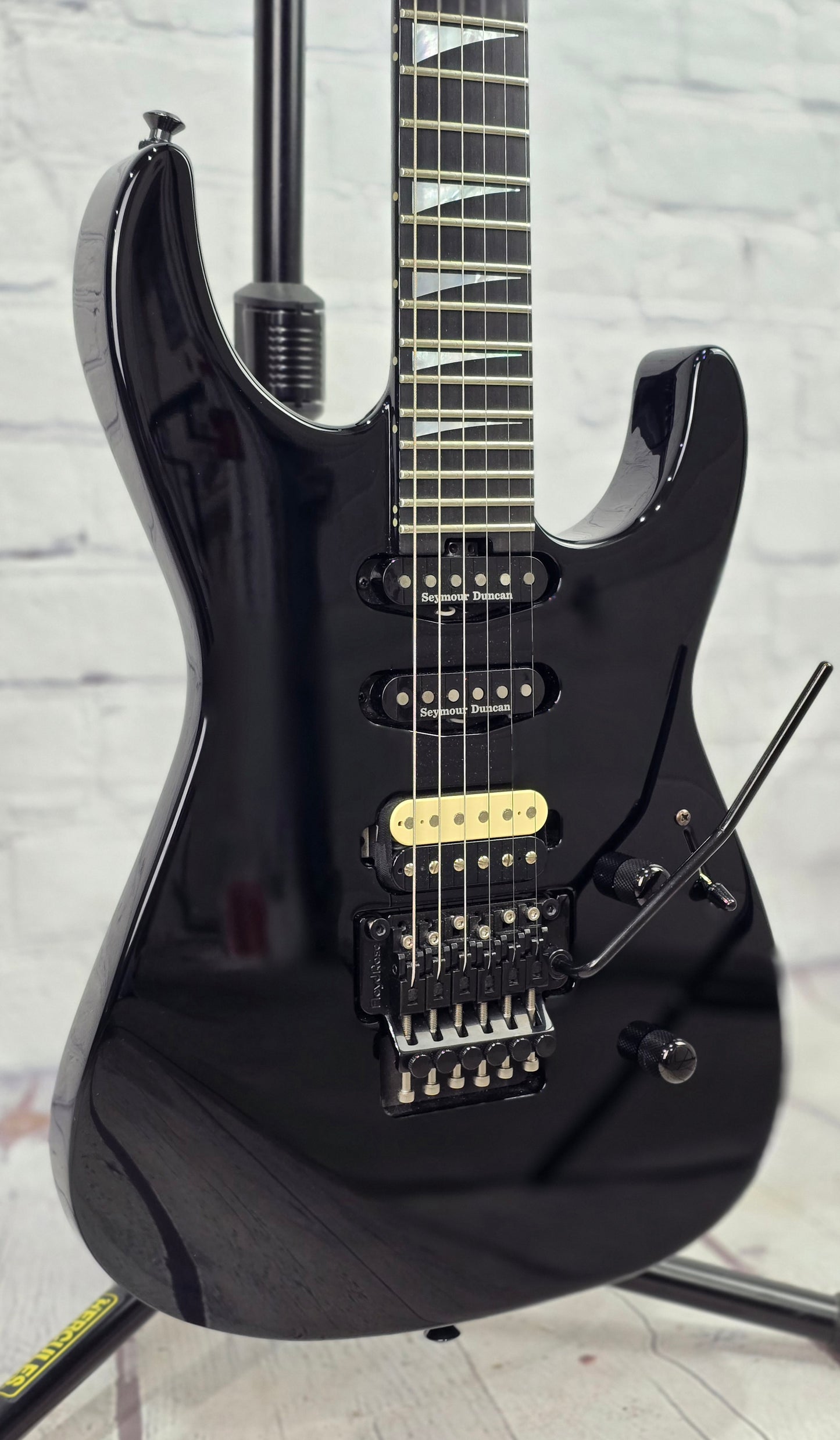 USED Jackson American Series Soloist SL3 6 String Electric Guitar Gloss Black