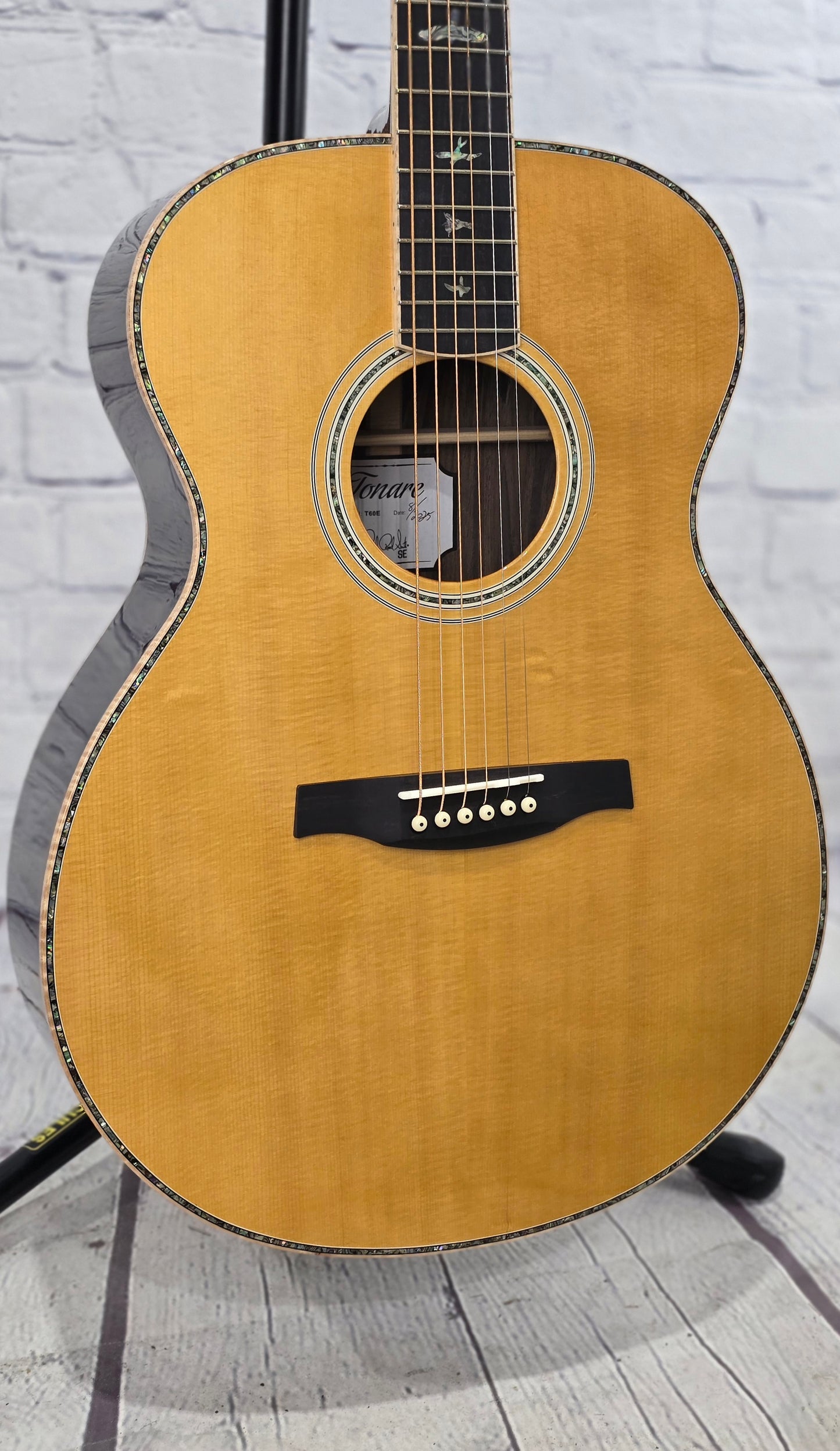Paul Reed Smith PRS Guitars SE Tonare T60E Acoustic Guitar w/Fishman Pickup Spruce + Ziricote