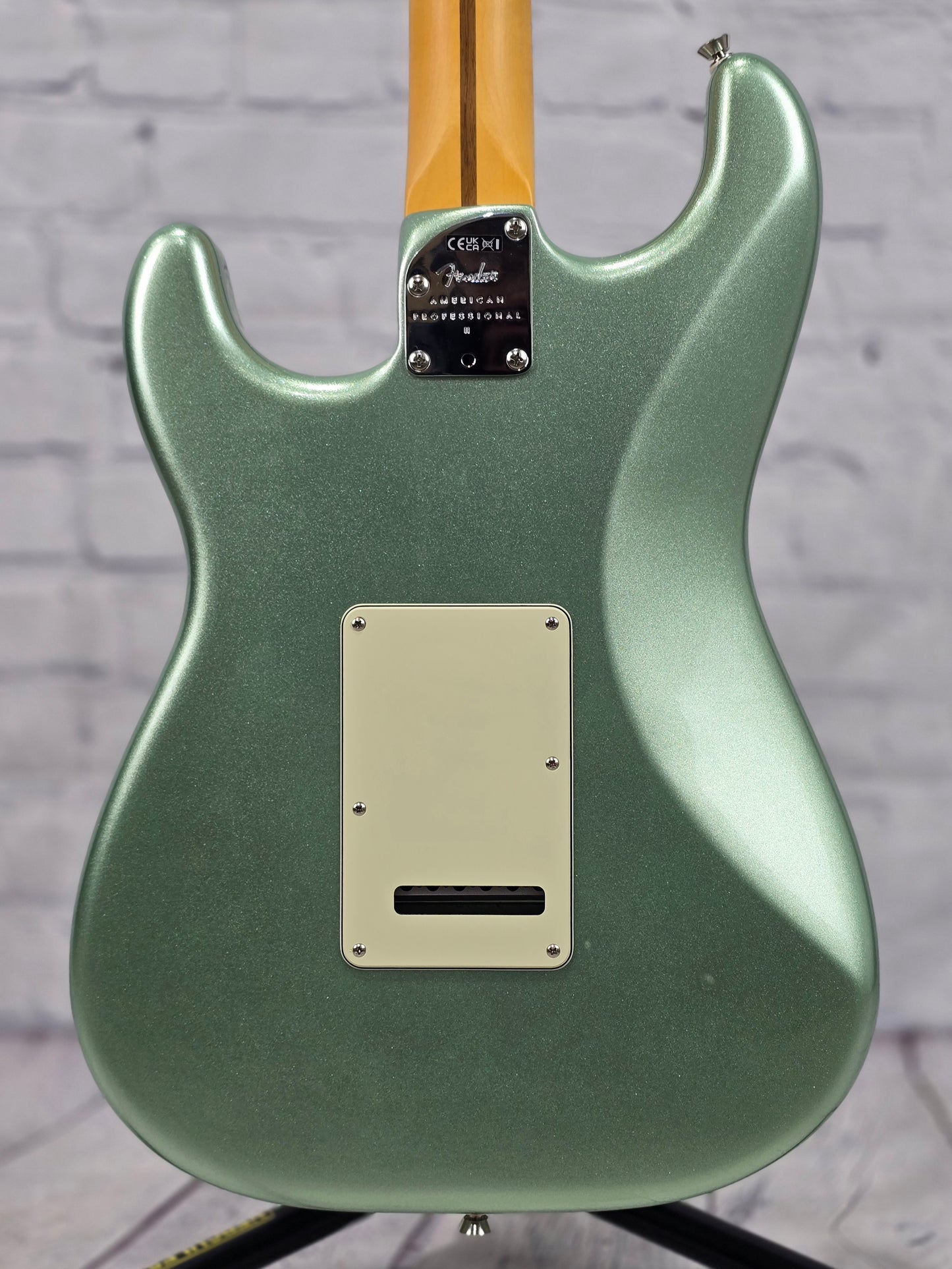 USED Fender American Professional II Stratocaster Electric Guitar Mystic Surf Green