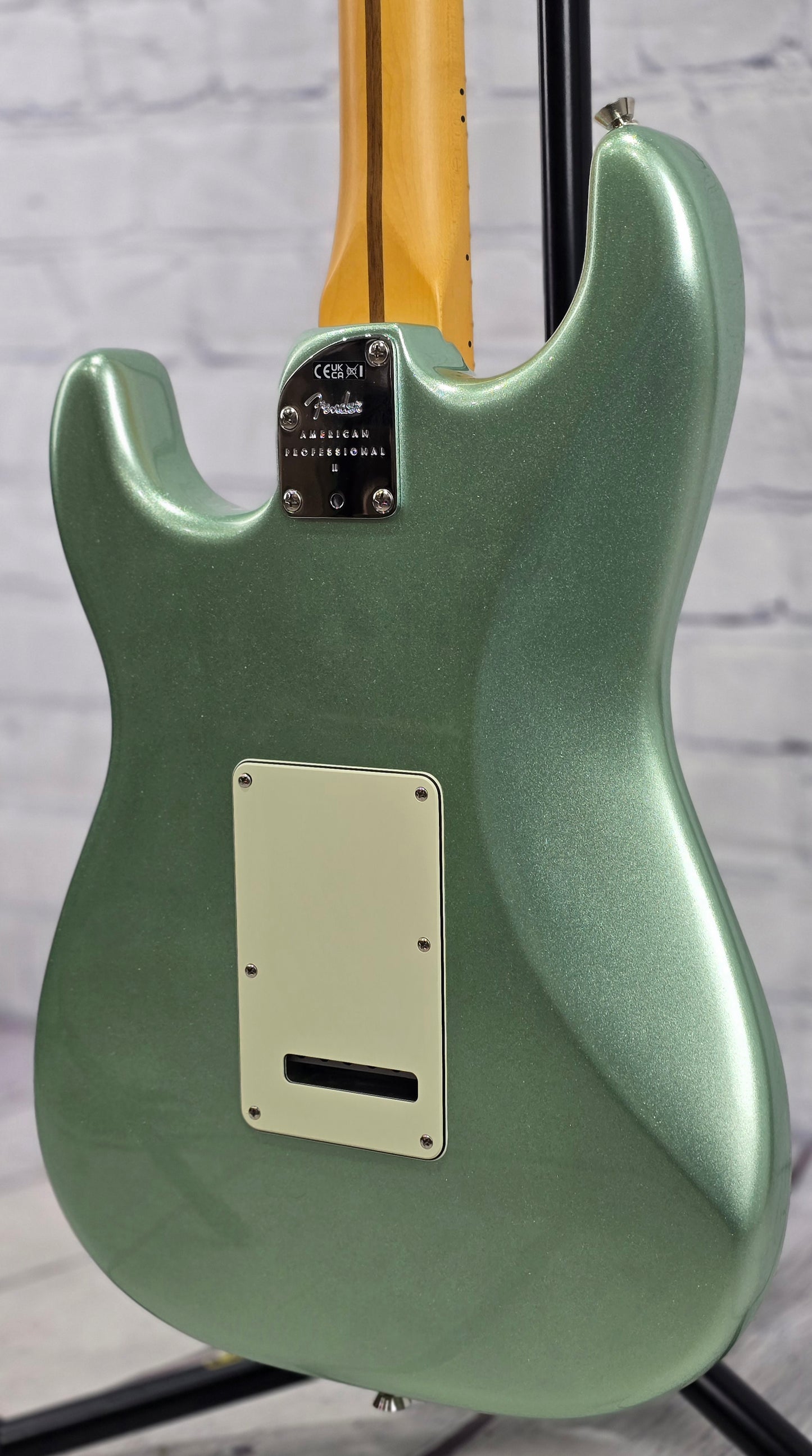 USED Fender American Professional II Stratocaster Electric Guitar Mystic Surf Green