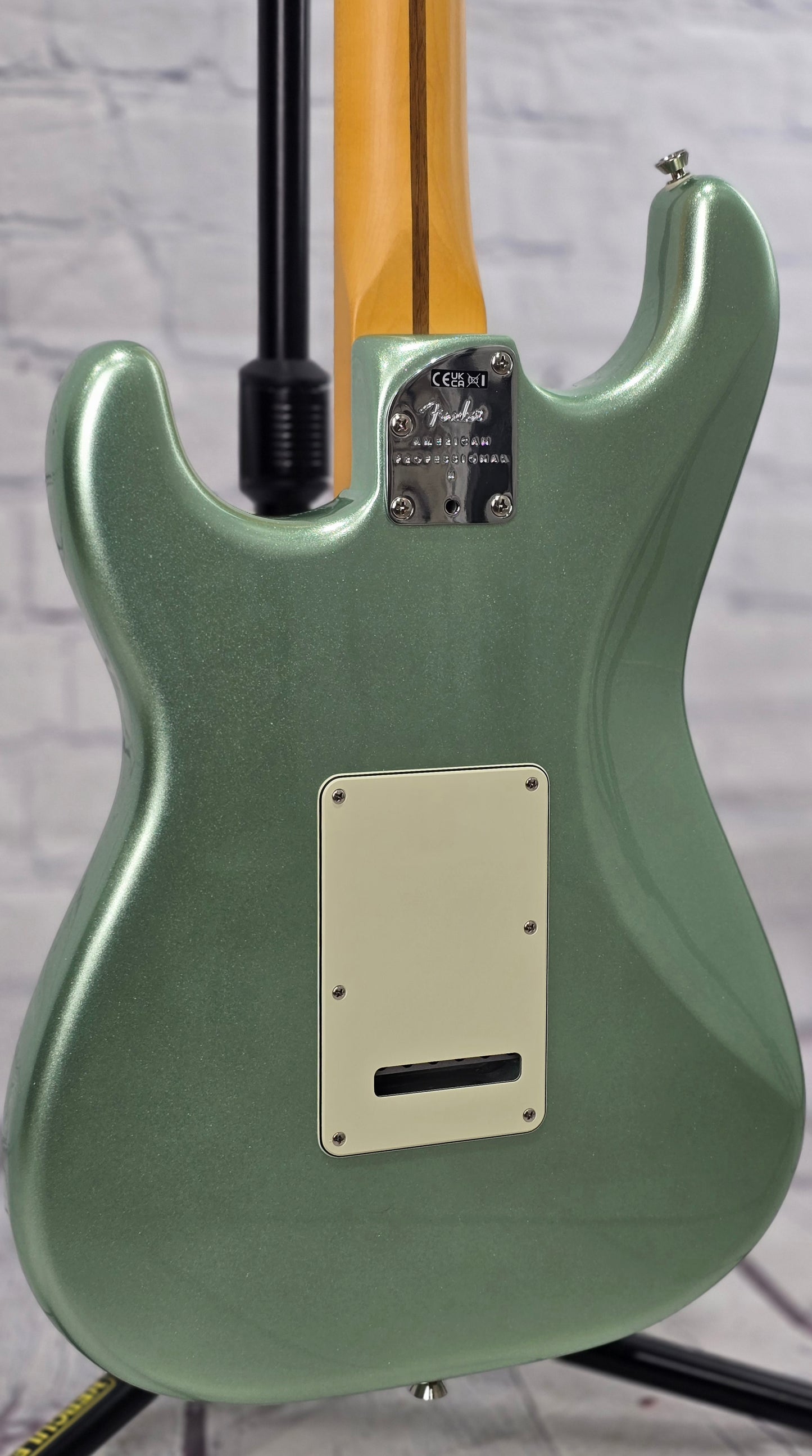 USED Fender American Professional II Stratocaster Electric Guitar Mystic Surf Green