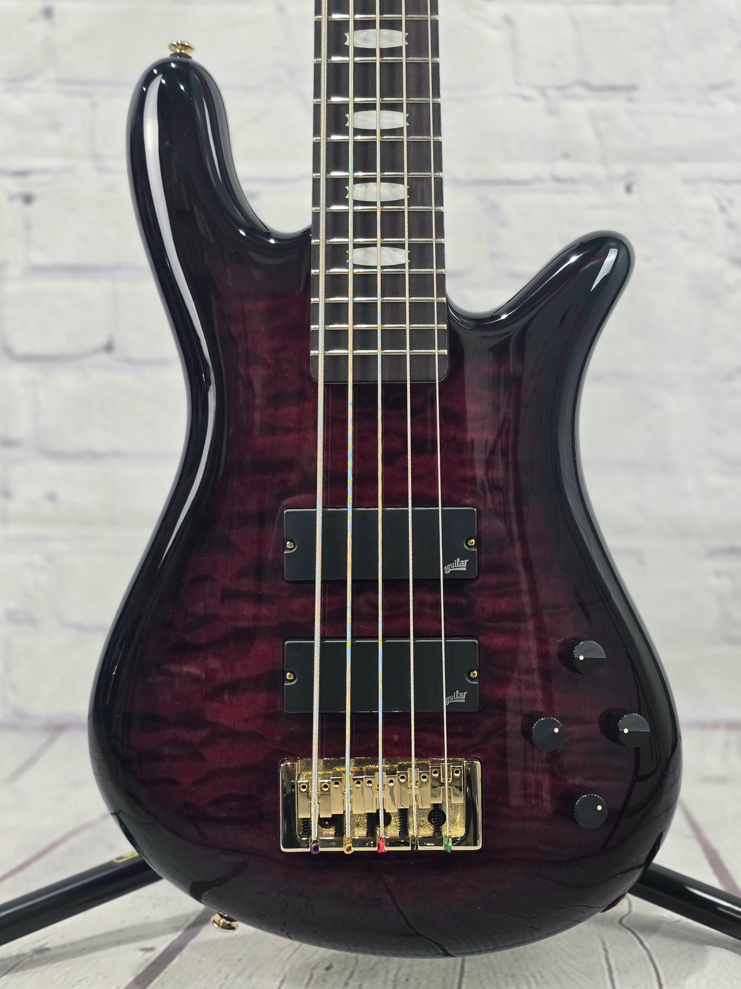 Spector NS Icon Bolt-On 5 String Bass Black Cherry Gloss