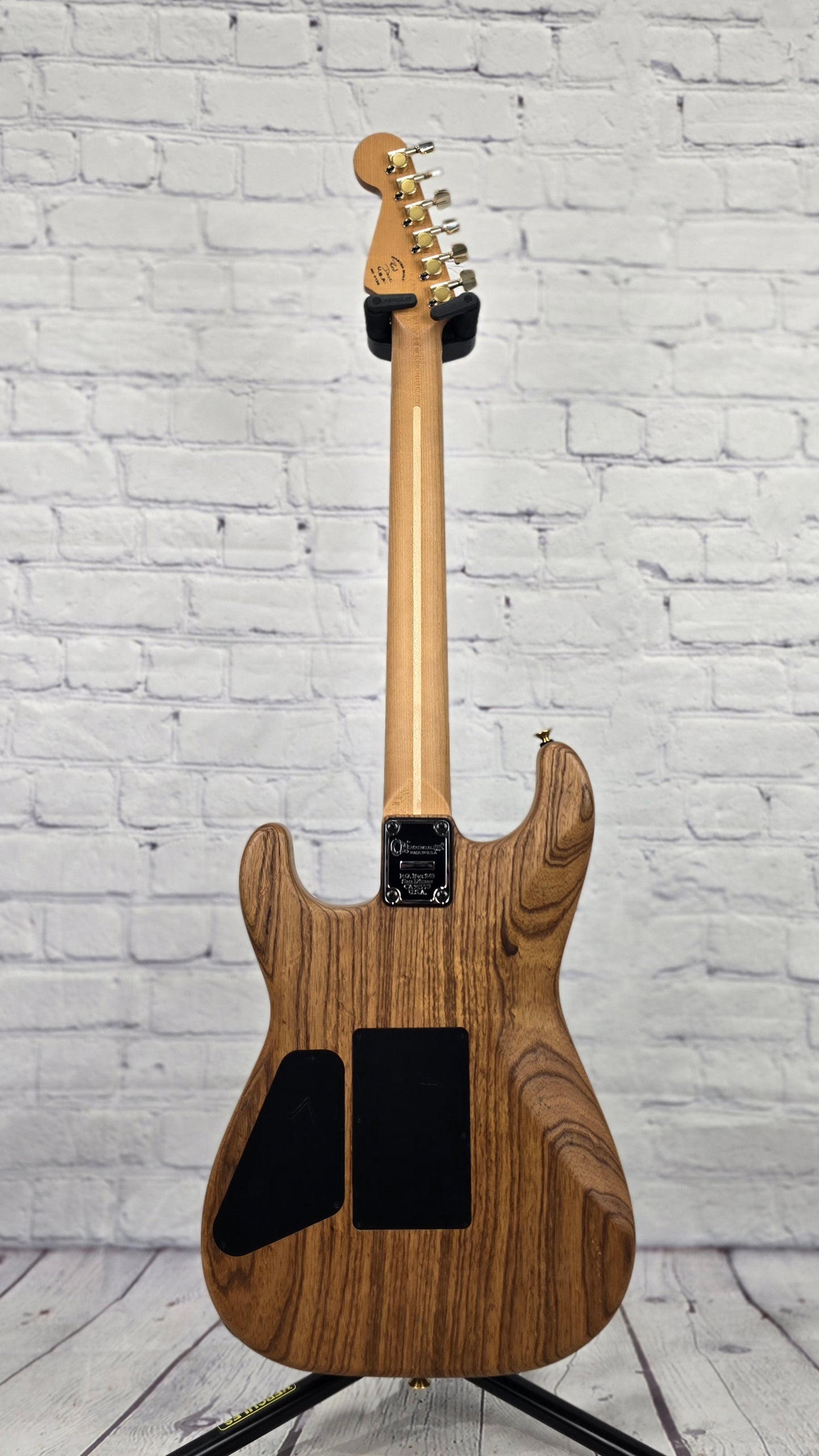 USED Charvel Custom Shop San Dimas Masterbuilt "Red Dave" 6 String Electric Guitar Roasted Ash Natural