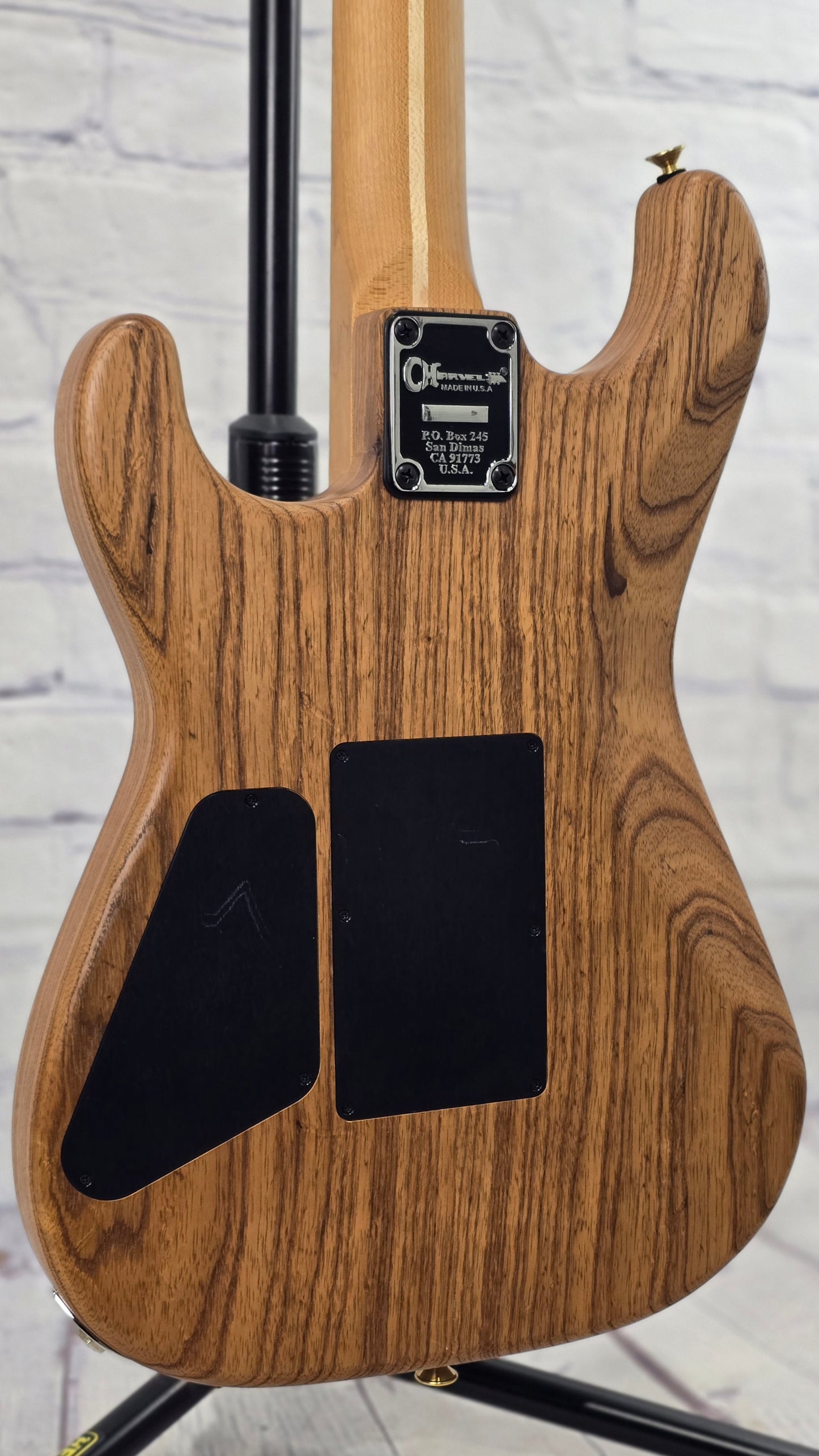 USED Charvel Custom Shop San Dimas Masterbuilt "Red Dave" 6 String Electric Guitar Roasted Ash Natural