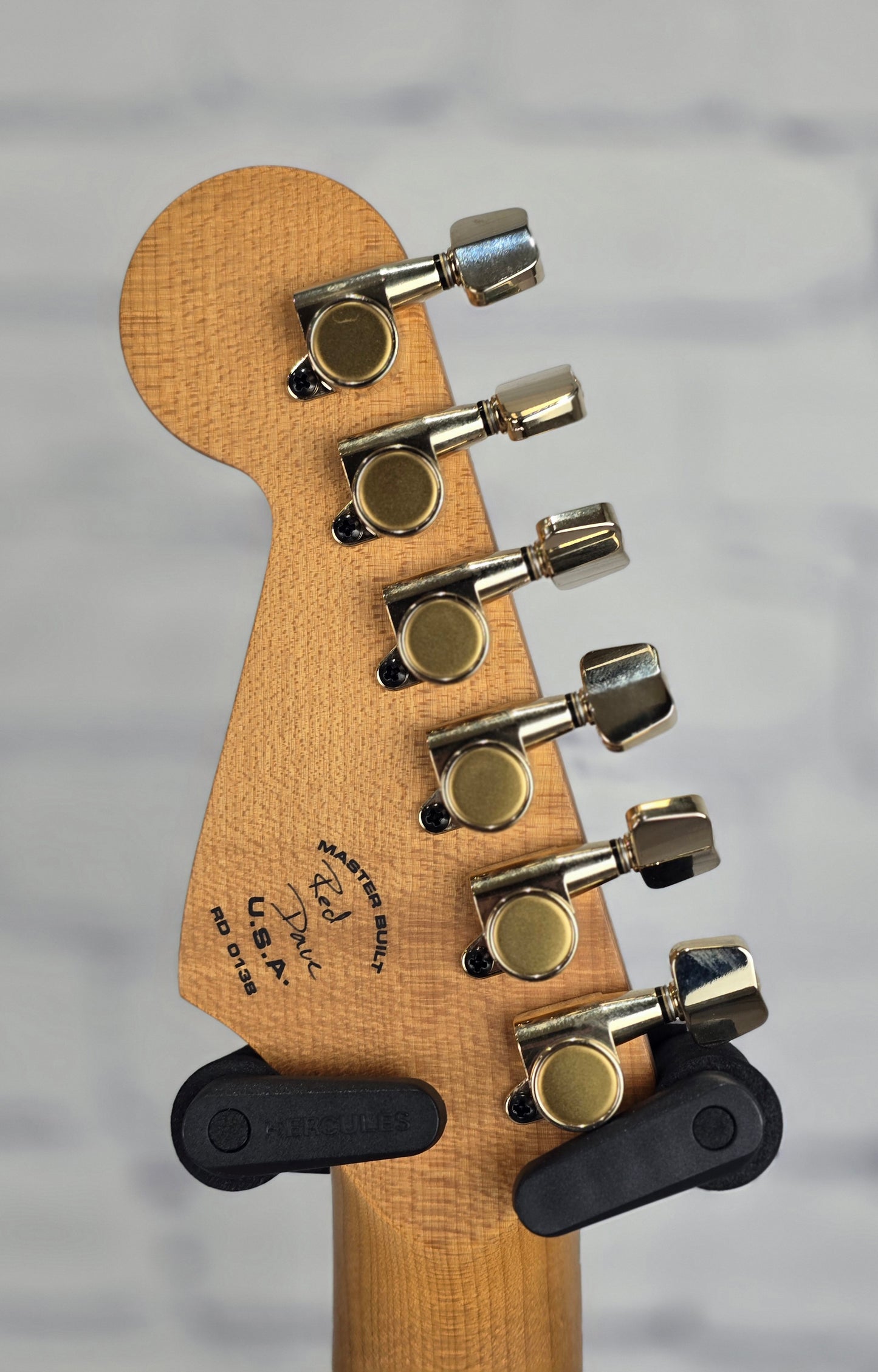 USED Charvel Custom Shop San Dimas Masterbuilt "Red Dave" 6 String Electric Guitar Roasted Ash Natural