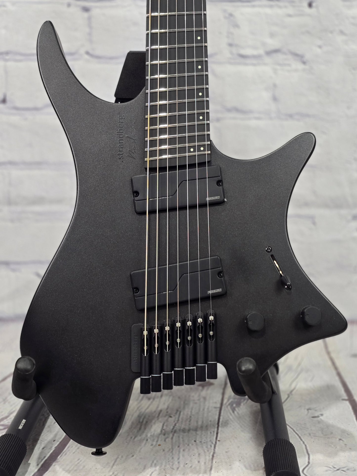 USED Strandberg Boden Metal NX 7 String Electric Guitar Granite