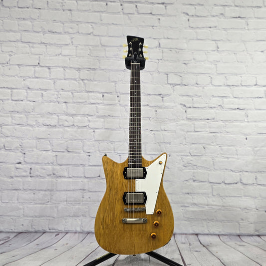 Frank Brothers Arcade One 6 String Electric Guitar Korina Natural