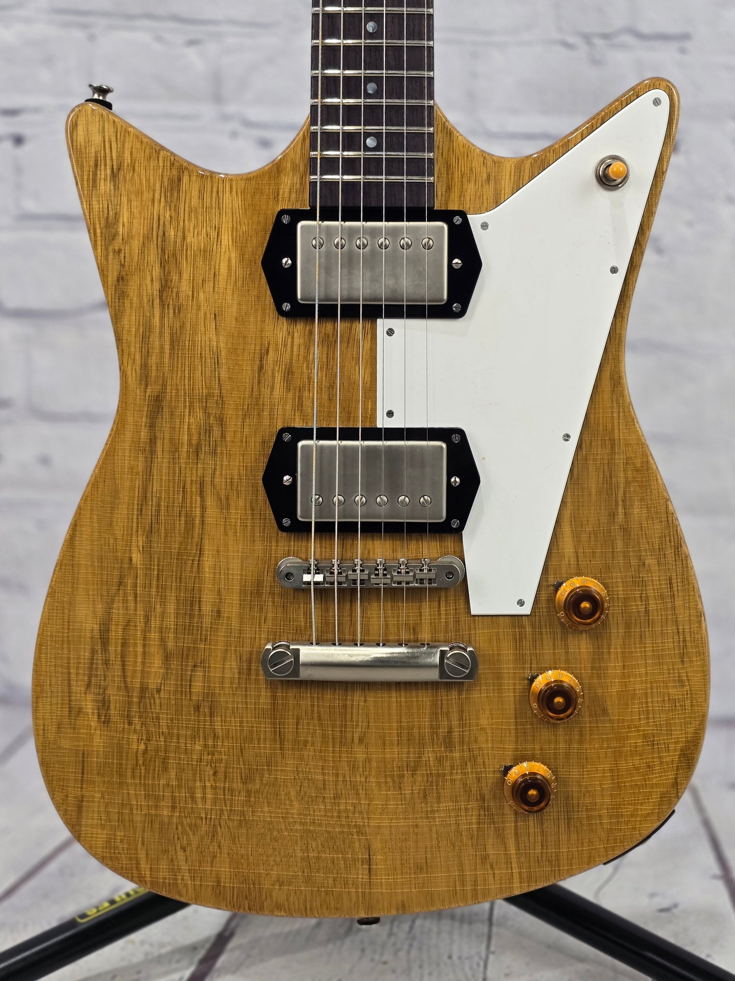 Frank Brothers Arcade One 6 String Electric Guitar Korina Natural