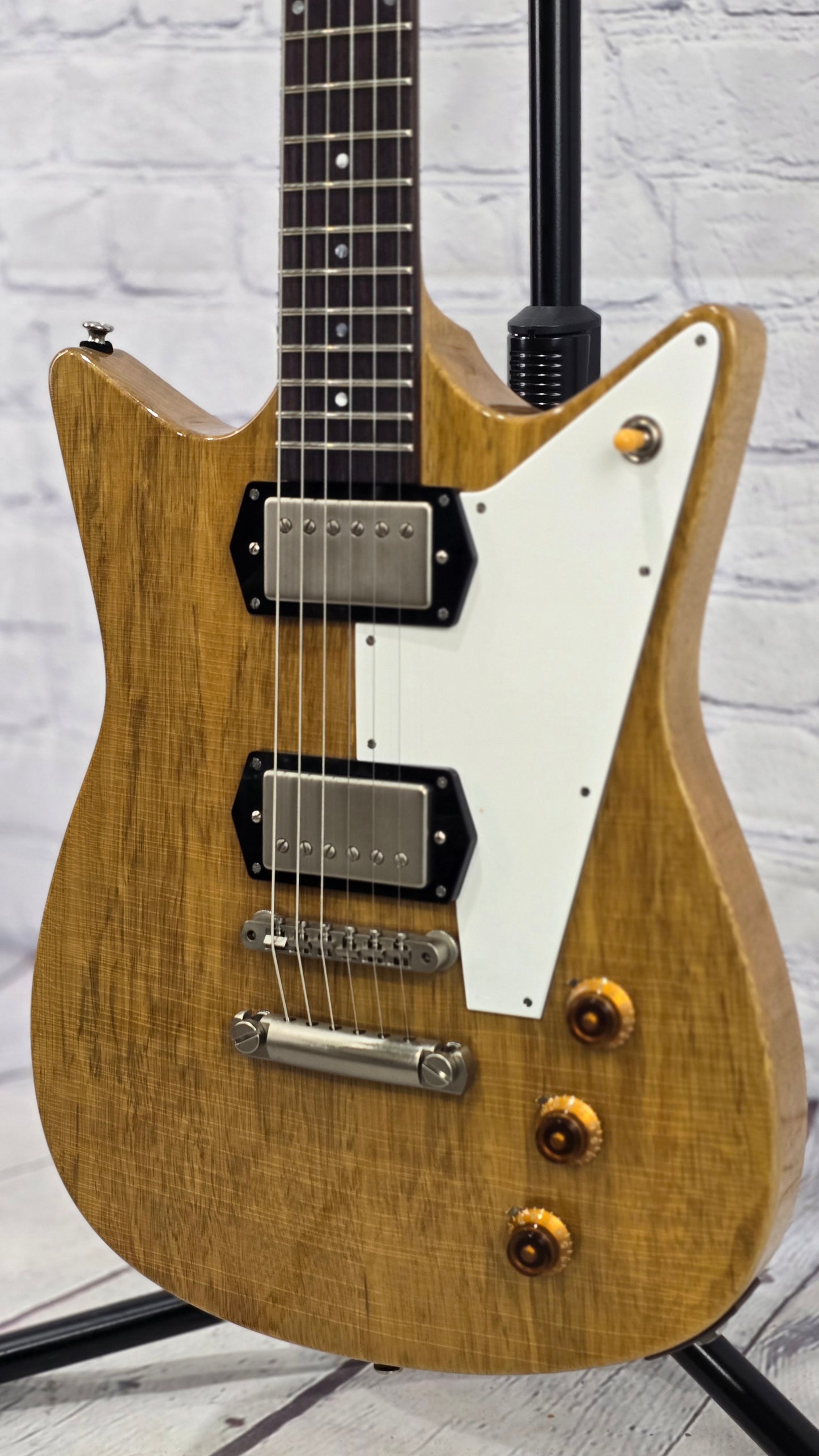 Frank Brothers Arcade One 6 String Electric Guitar Korina Natural