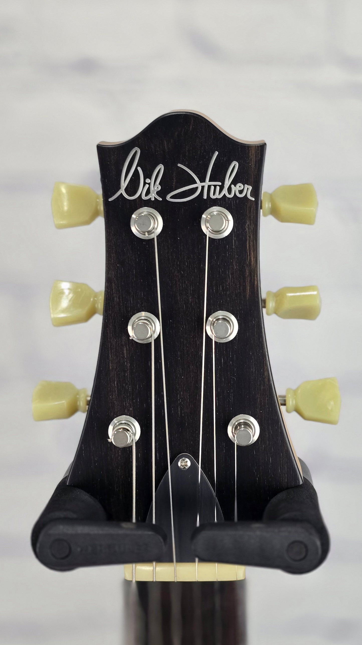 Nik Huber Guitars Adam Miller Signature Redwood Hollowbody 6 String Electric Guitar Natural Semi-Gloss