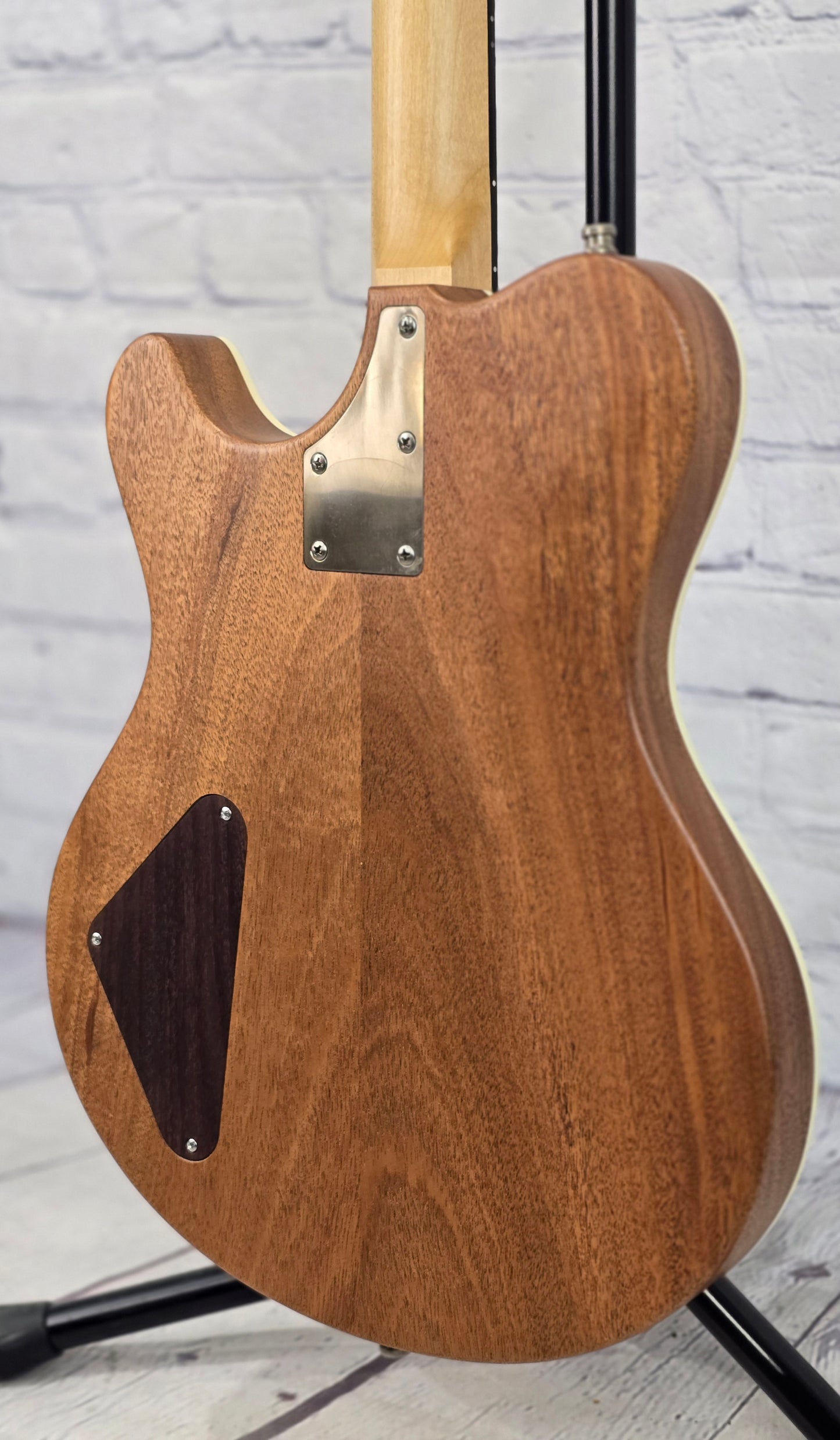 Nik Huber Guitars Adam Miller Signature Redwood Hollowbody 6 String Electric Guitar Natural Semi-Gloss