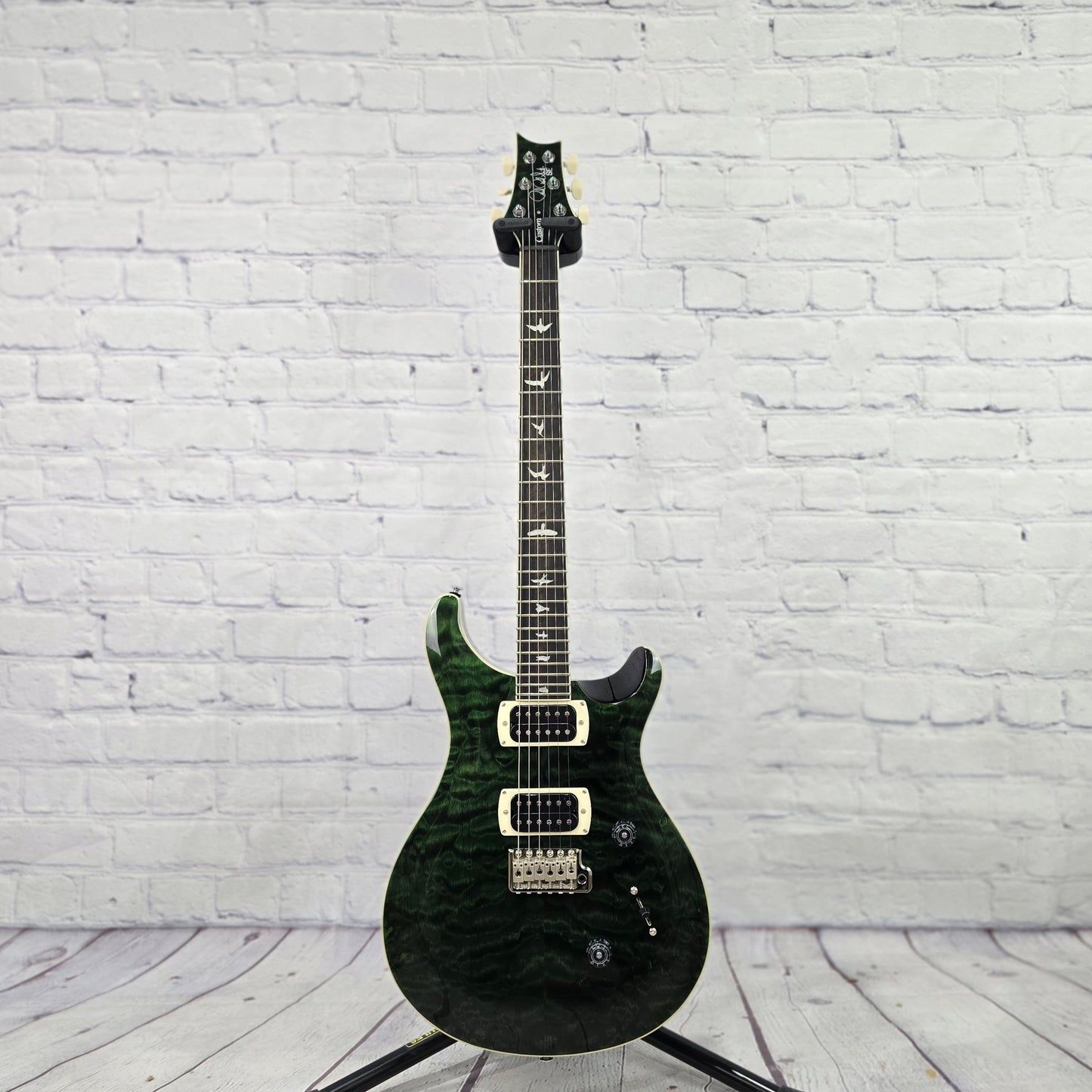 Paul Reed Smith PRS SE Custom 24 Quilt 6 String Electric Guitar Teal Black