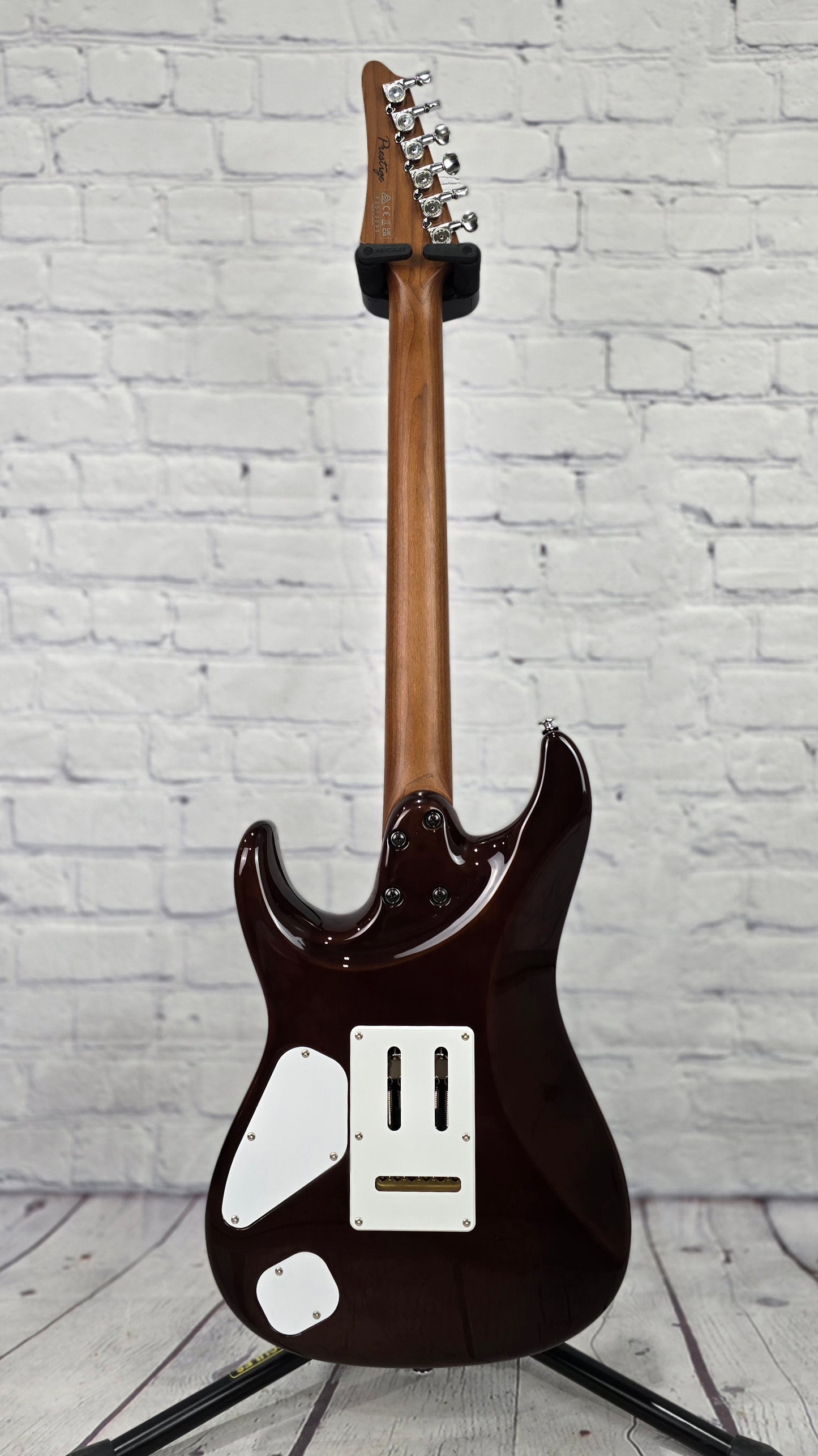 Ibanez Prestige AZ2204NJA TS Limited Edition 6 String Electric Guitar Japanese Ash Tobacco Sunburst