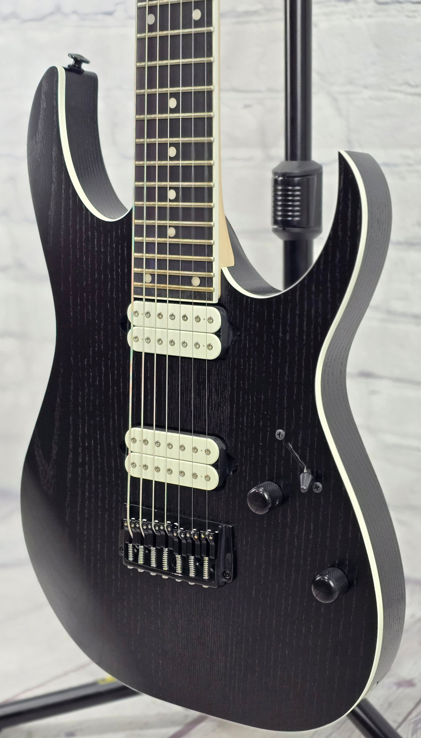 Ibanez Prestige RGR752AHBF WK 7 String Electric Guitar Weathered Black