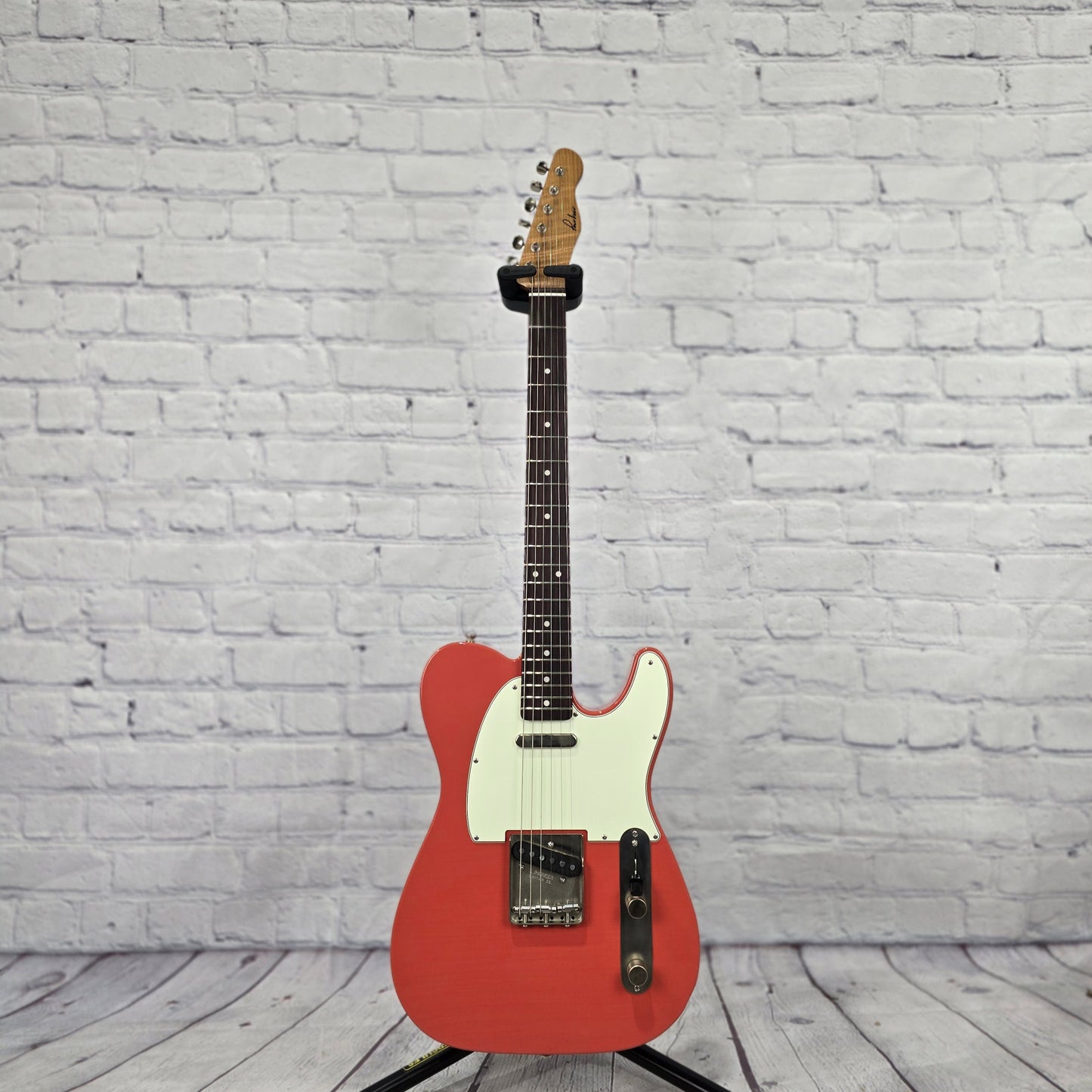 Lewis Parker Guitars Signature T 6 String Electric Guitar Tahitian Coral Light Distress