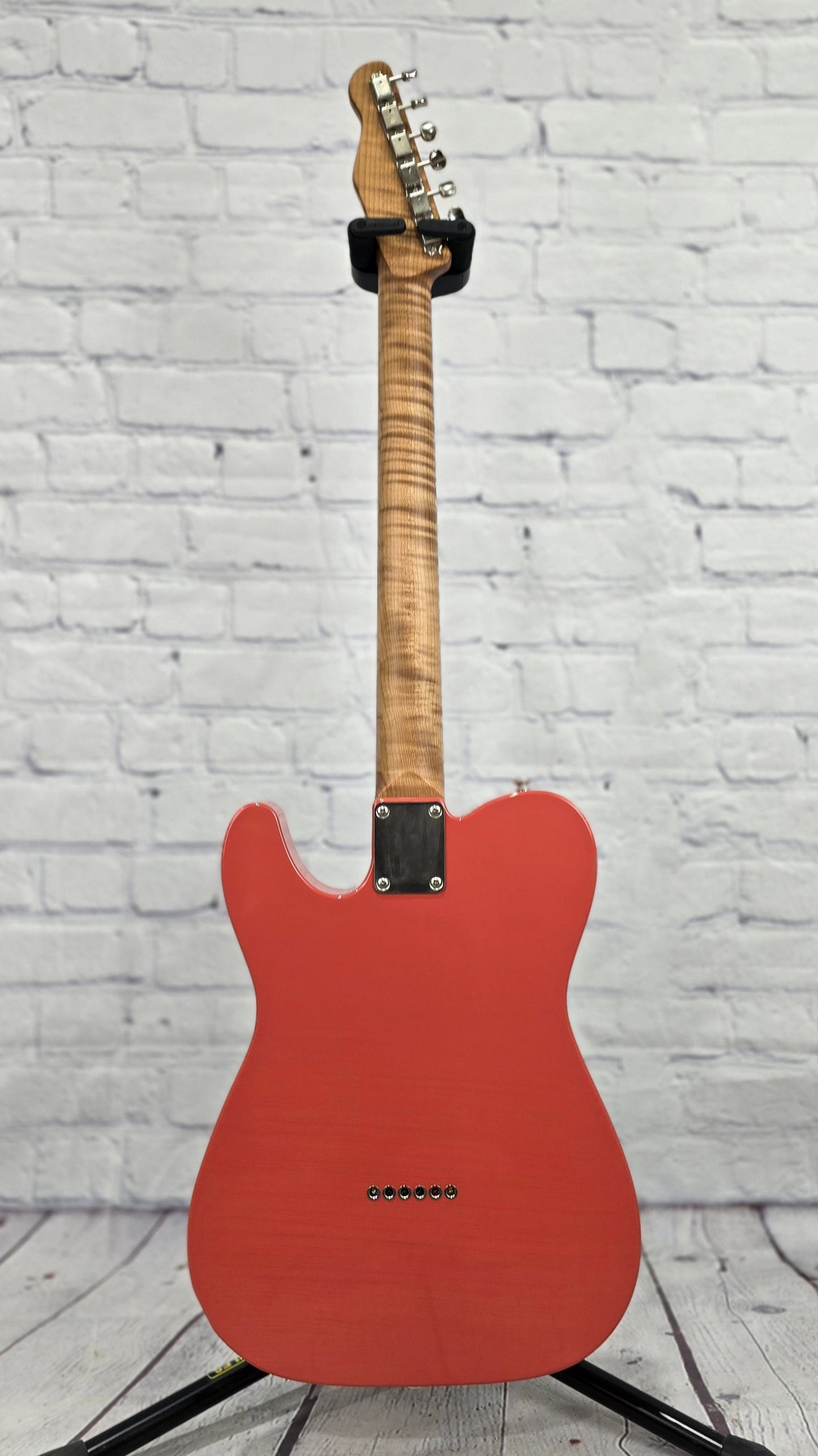 Lewis Parker Guitars Signature T 6 String Electric Guitar Tahitian Coral Light Distress