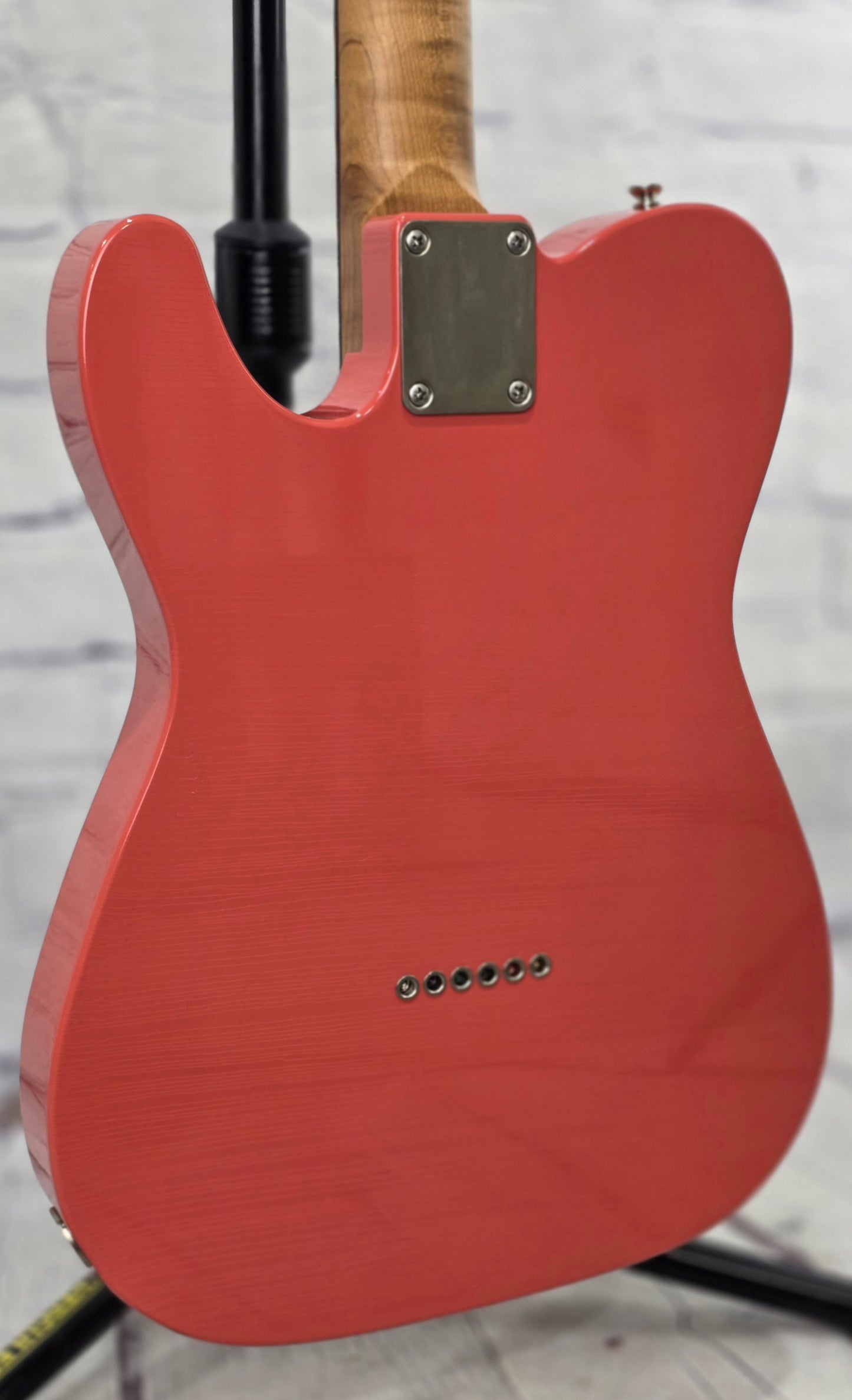 Lewis Parker Guitars Signature T 6 String Electric Guitar Tahitian Coral Light Distress