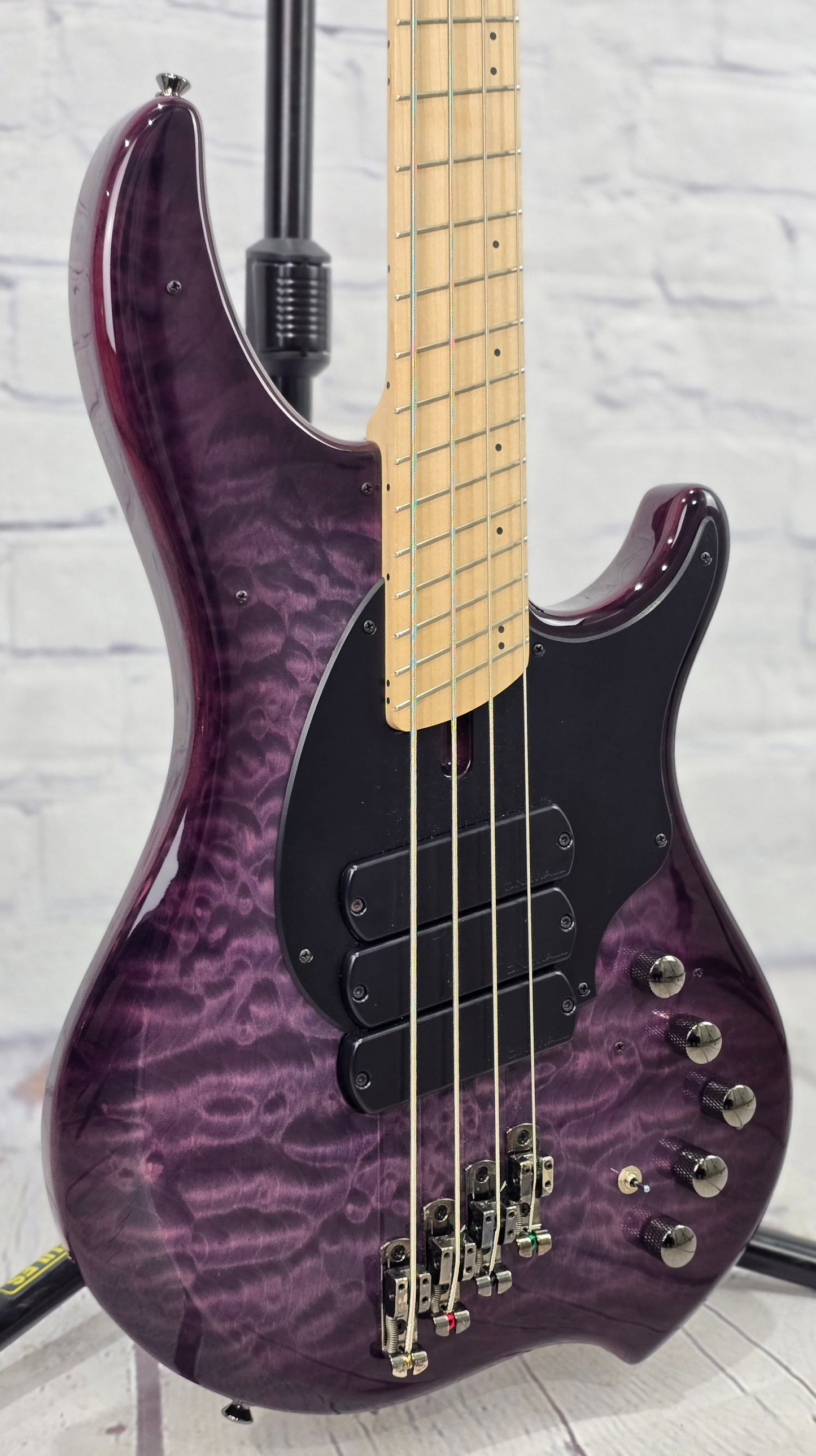 USED Dingwall Combustion C3 Nashville Edition 4 String Multiscale Bass Ultra Violet Quilt