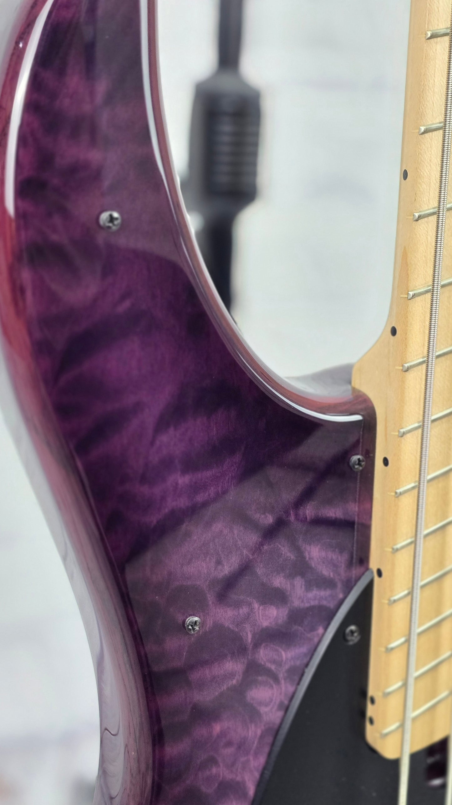 USED Dingwall Combustion C3 Nashville Edition 4 String Multiscale Bass Ultra Violet Quilt