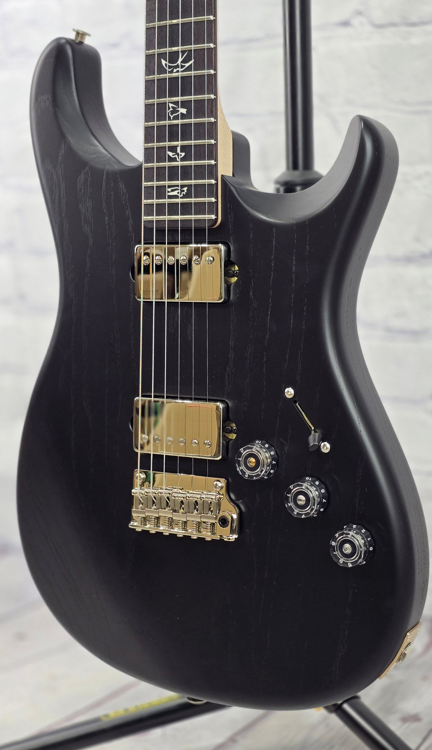 Paul Reed Smith PRS Guitars Fiore Satin HH 6 String Electric Guitar Black Hyacinth