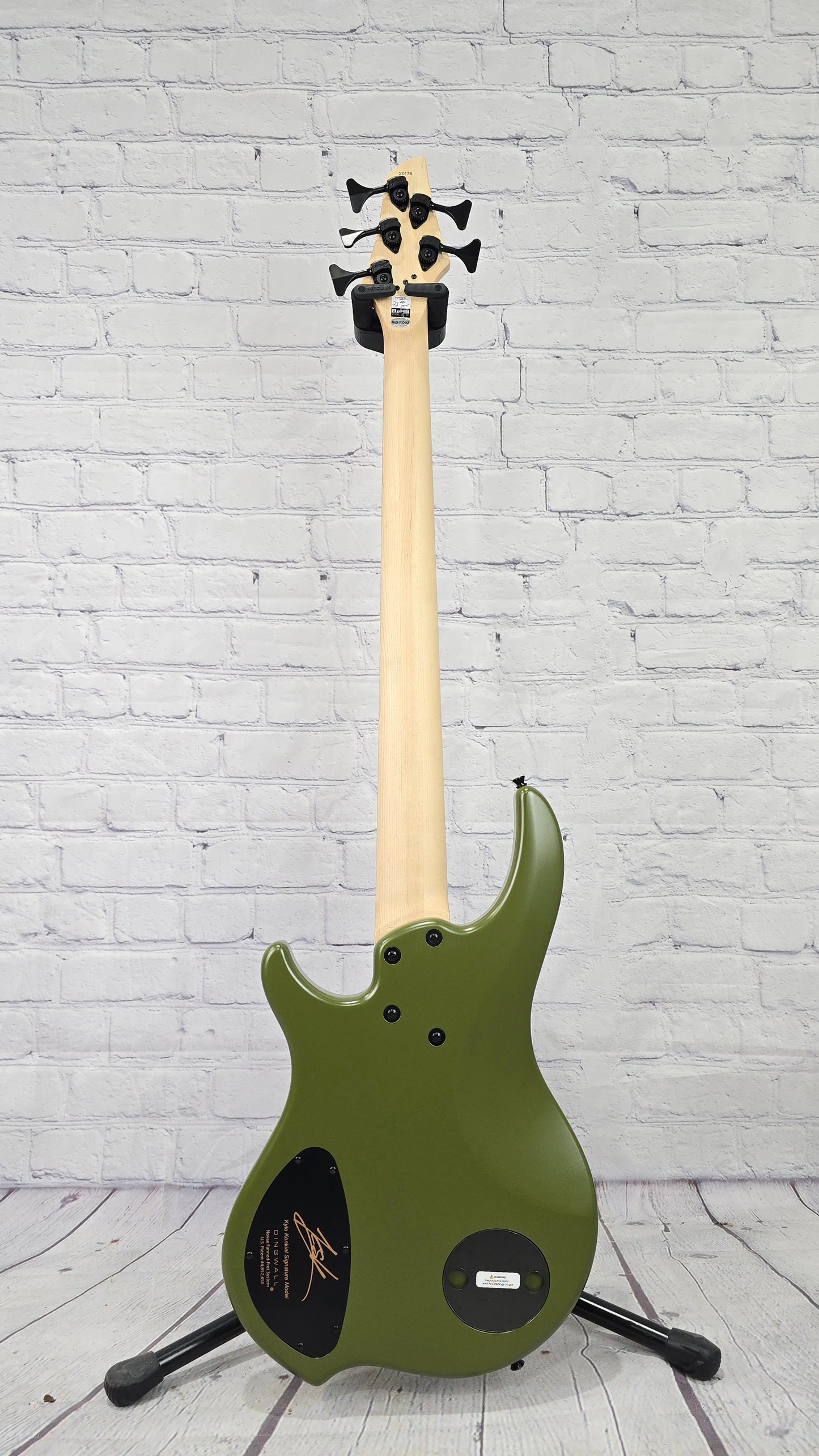 Dingwall Combustion Kyle Konkiel Signature 5 String Bass Limited Edition Matte Army Green