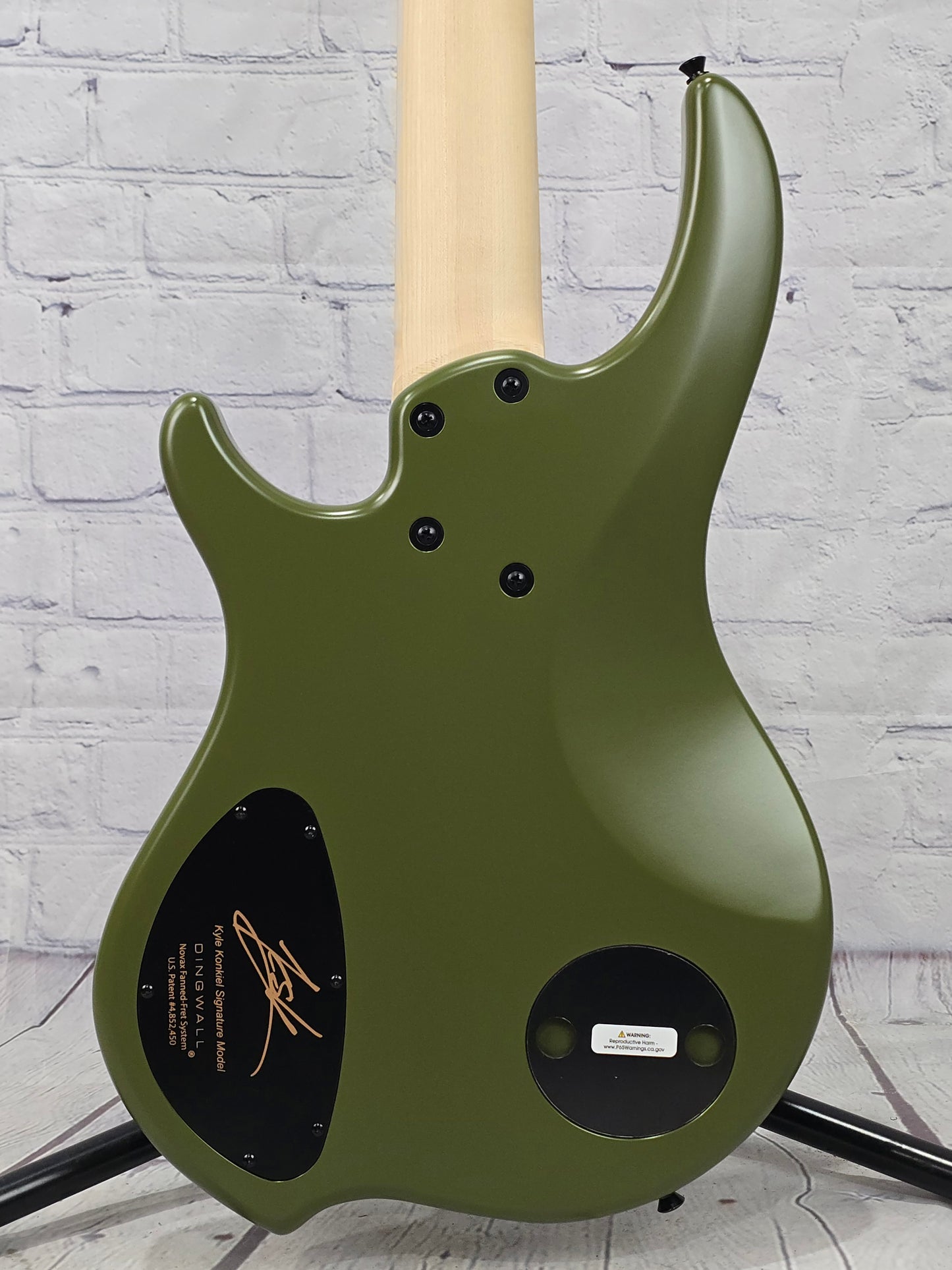 Dingwall Combustion Kyle Konkiel Signature 5 String Bass Limited Edition Matte Army Green