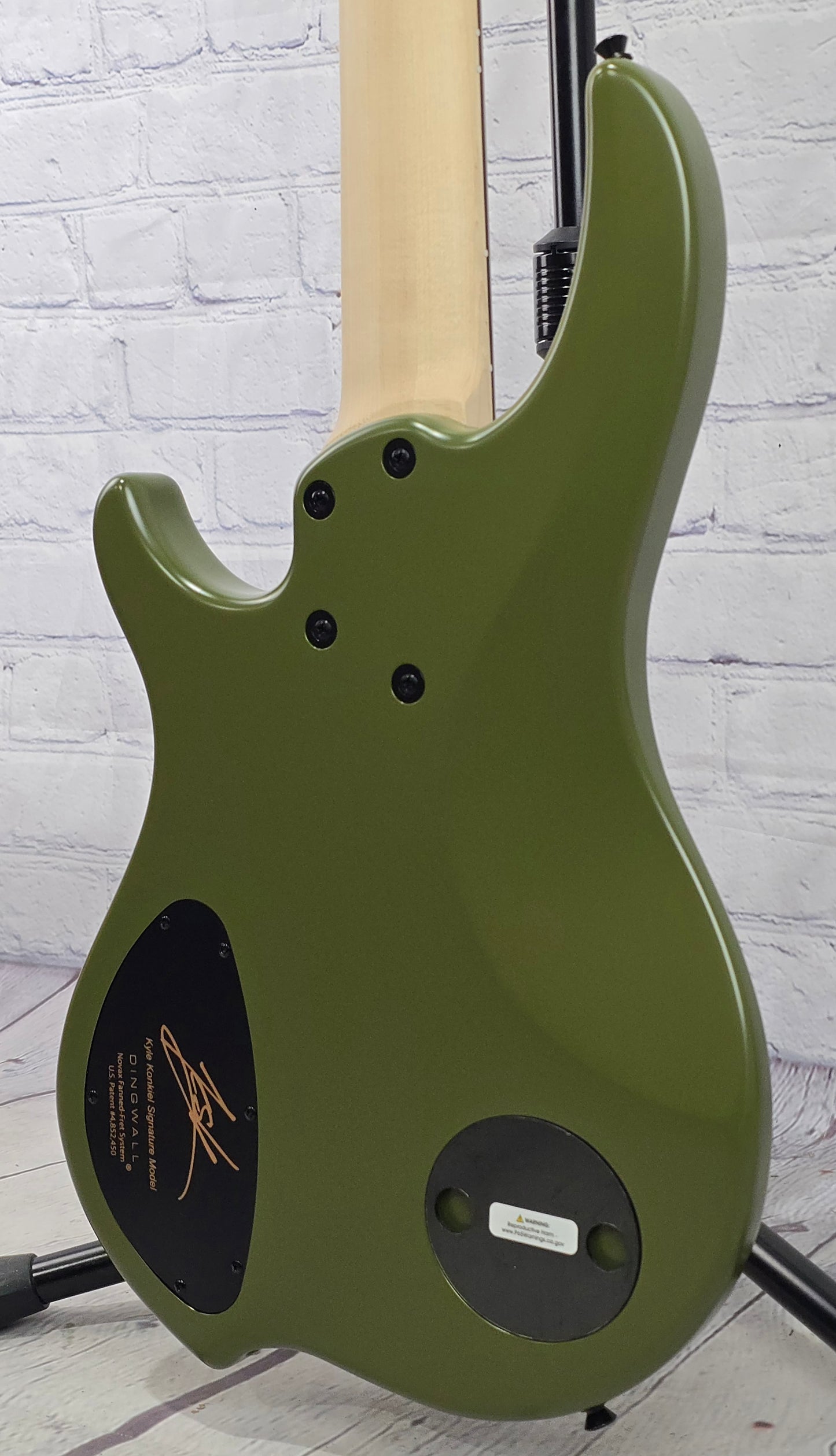 Dingwall Combustion Kyle Konkiel Signature 5 String Bass Limited Edition Matte Army Green