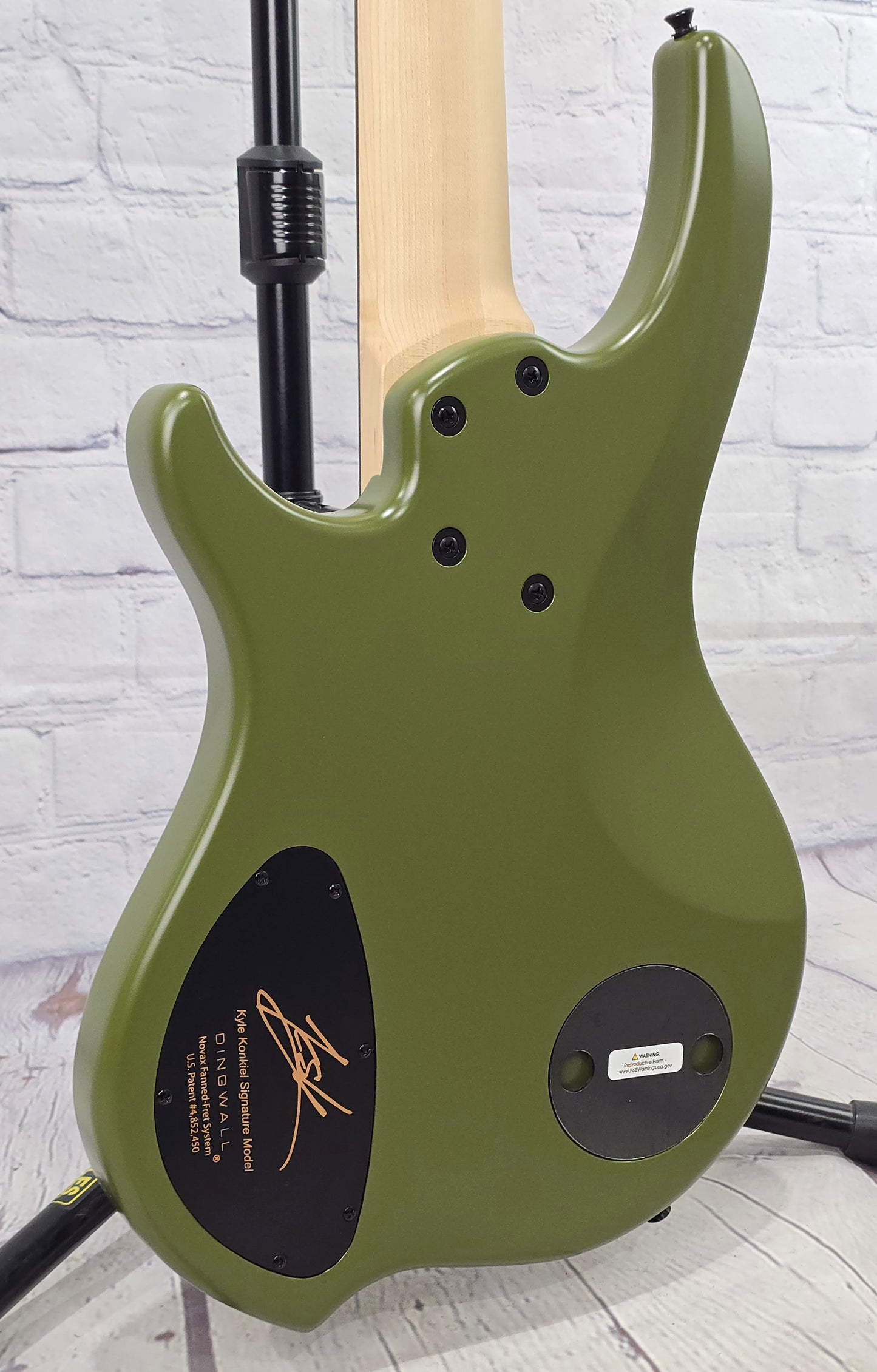 Dingwall Combustion Kyle Konkiel Signature 5 String Bass Limited Edition Matte Army Green