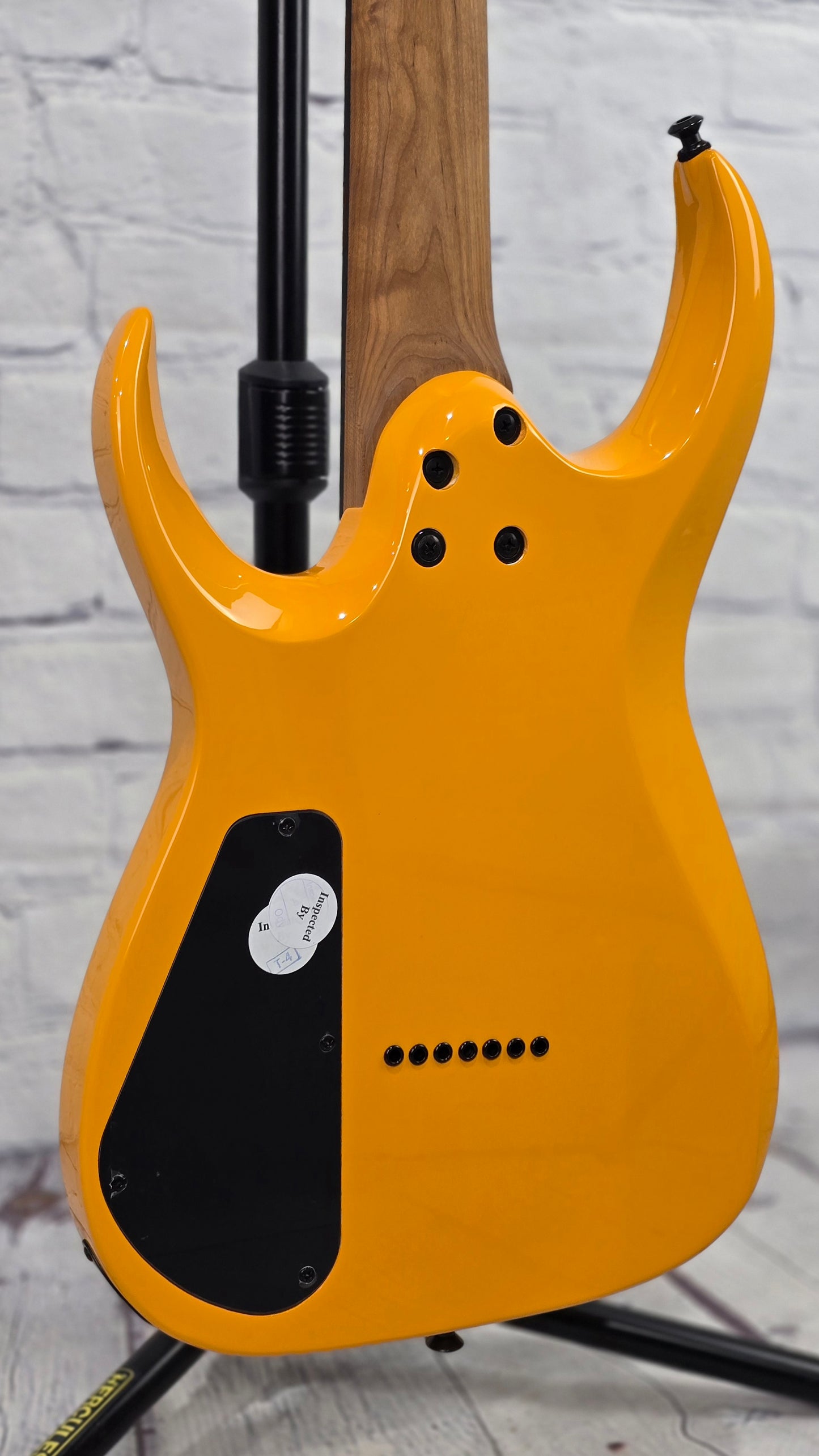 Jackson Guitars Pro Plus Misha Mansoor Juggernaut HT7 7 String Electric Guitar Signal Yellow