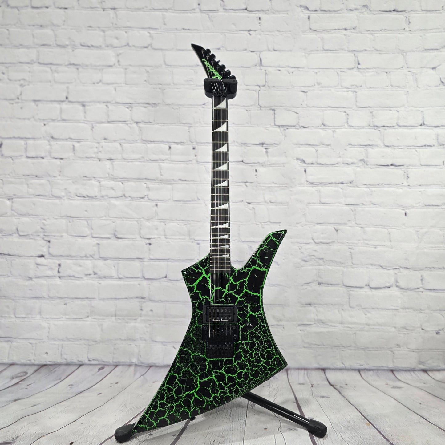 Jackson Guitars Pro Series Signature Brandon Ellis Kelly 6 String Electric Guitar Green Crackle