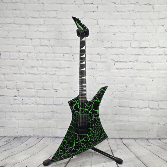 Jackson Guitars Pro Series Signature Brandon Ellis Kelly 6 String Electric Guitar Green Crackle