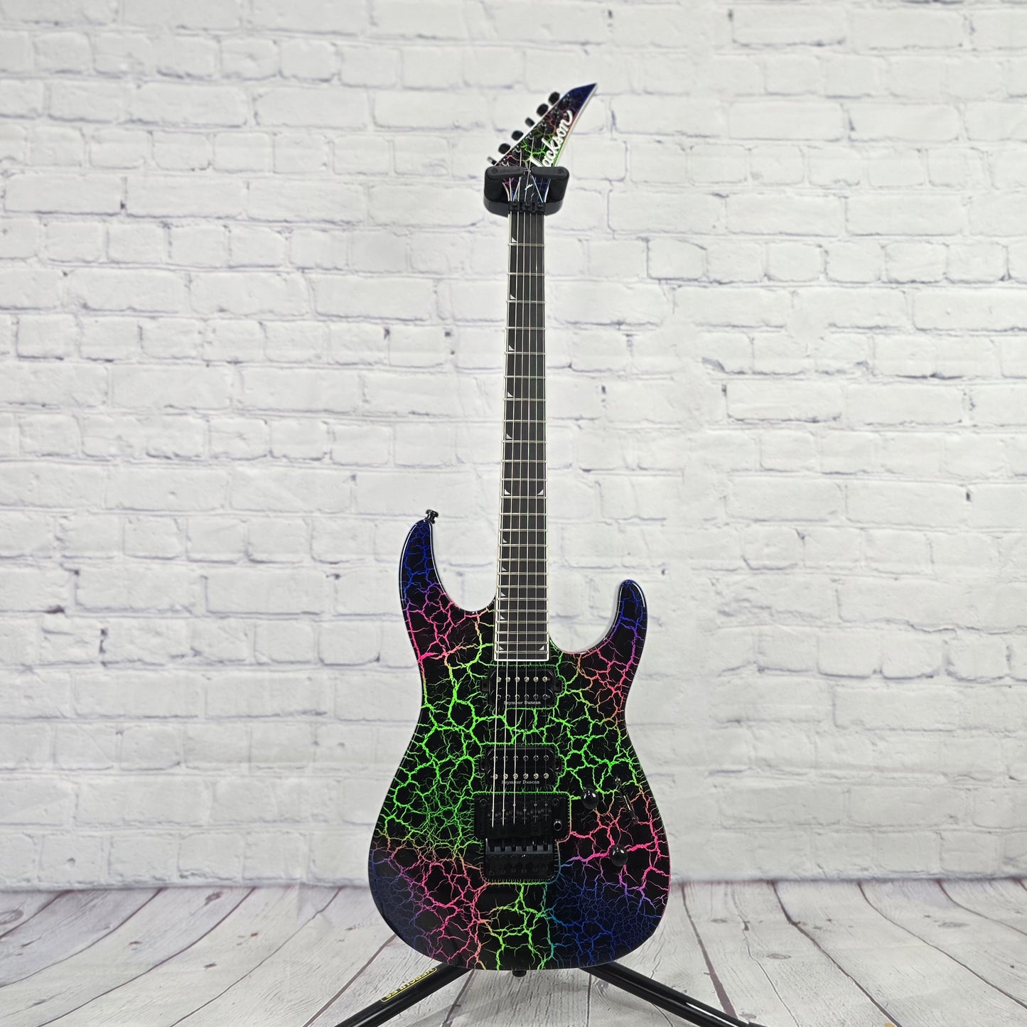 Jackson Guitars Pro Plus Soloist SL2 6 String Electric Guitar Bruised Crackle