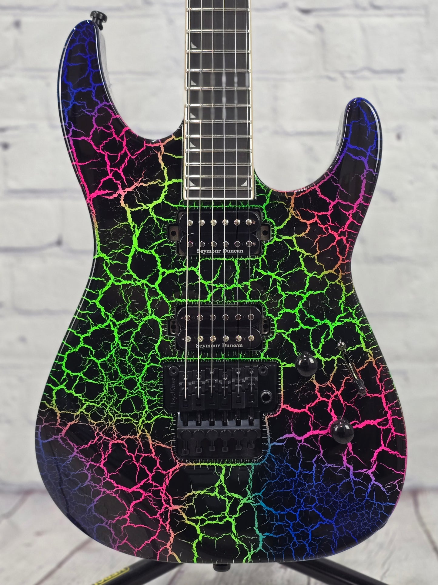 Jackson Guitars Pro Plus Soloist SL2 6 String Electric Guitar Bruised Crackle