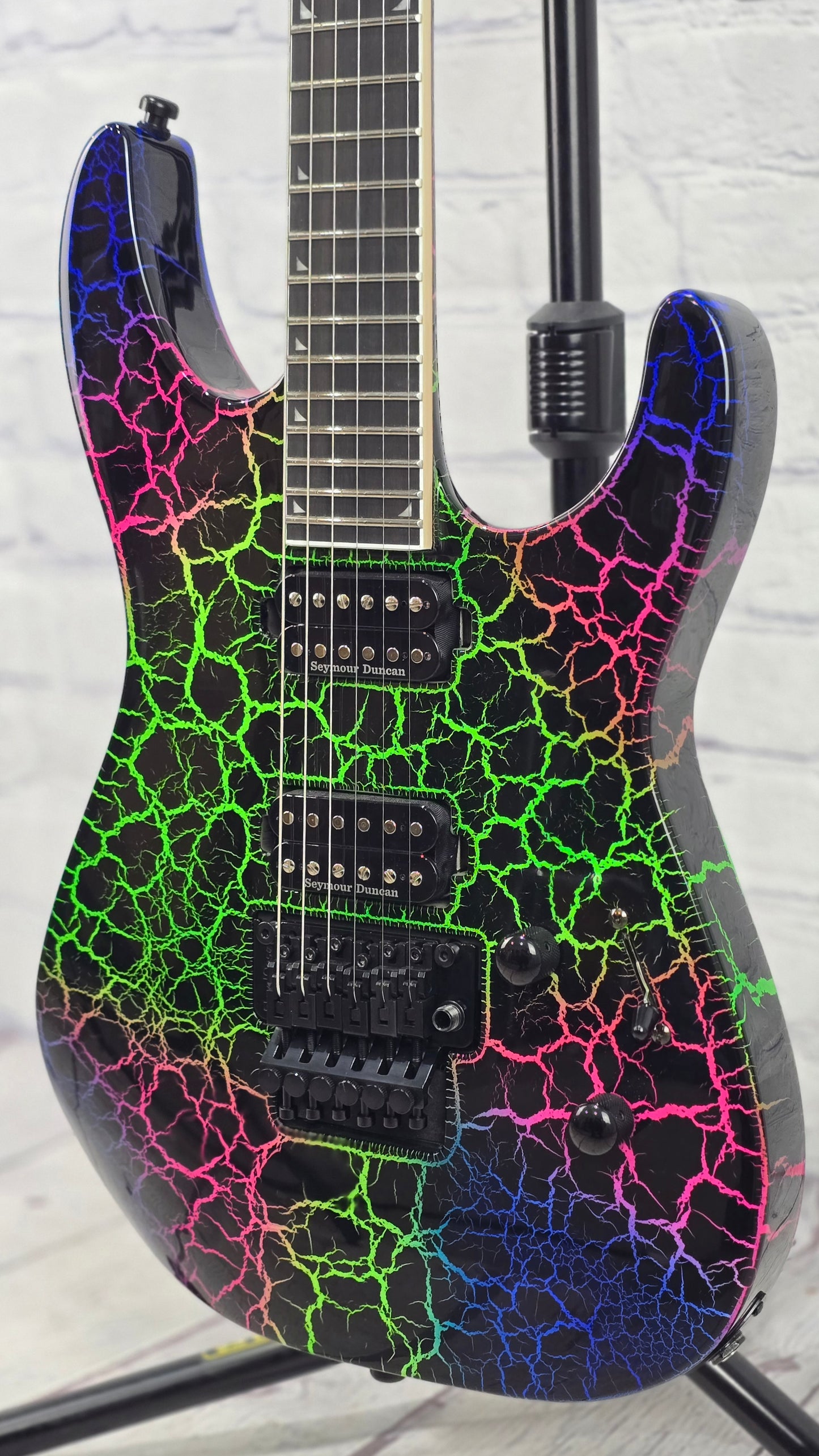 Jackson Guitars Pro Plus Soloist SL2 6 String Electric Guitar Bruised Crackle