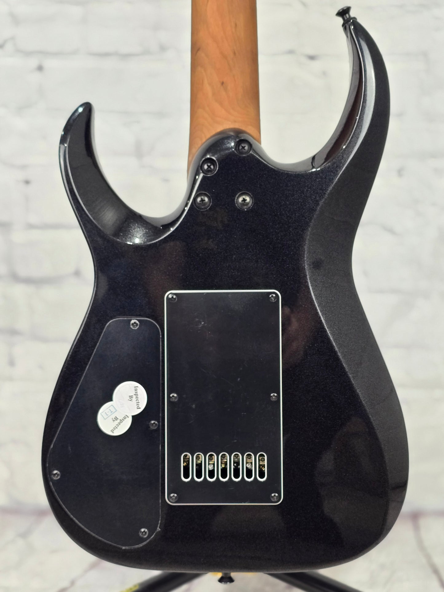 Jackson Guitars Pro Plus Misha Mansoor Juggernaut ET7 7 String Electric Guitar Metallic Black