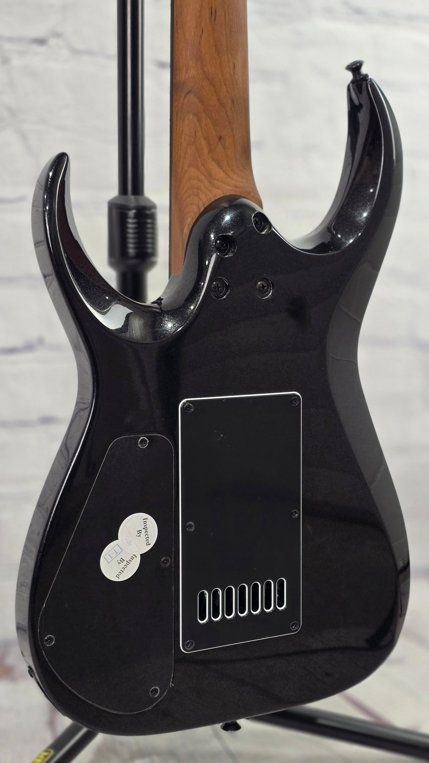 Jackson Guitars Pro Plus Misha Mansoor Juggernaut ET7 7 String Electric Guitar Metallic Black