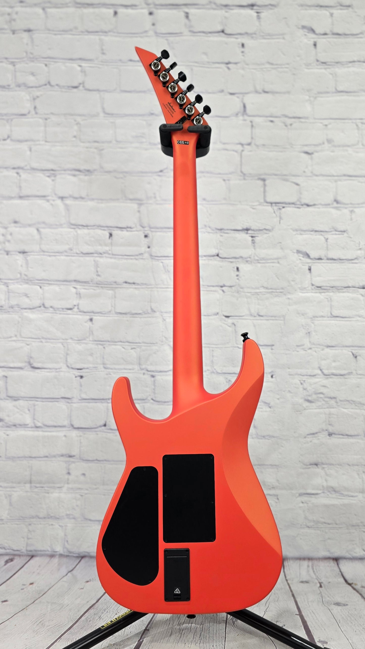 Jackson Guitars American Series Soloist SL2MG HT 6 String Electric Guitar Satin Lambo Orange