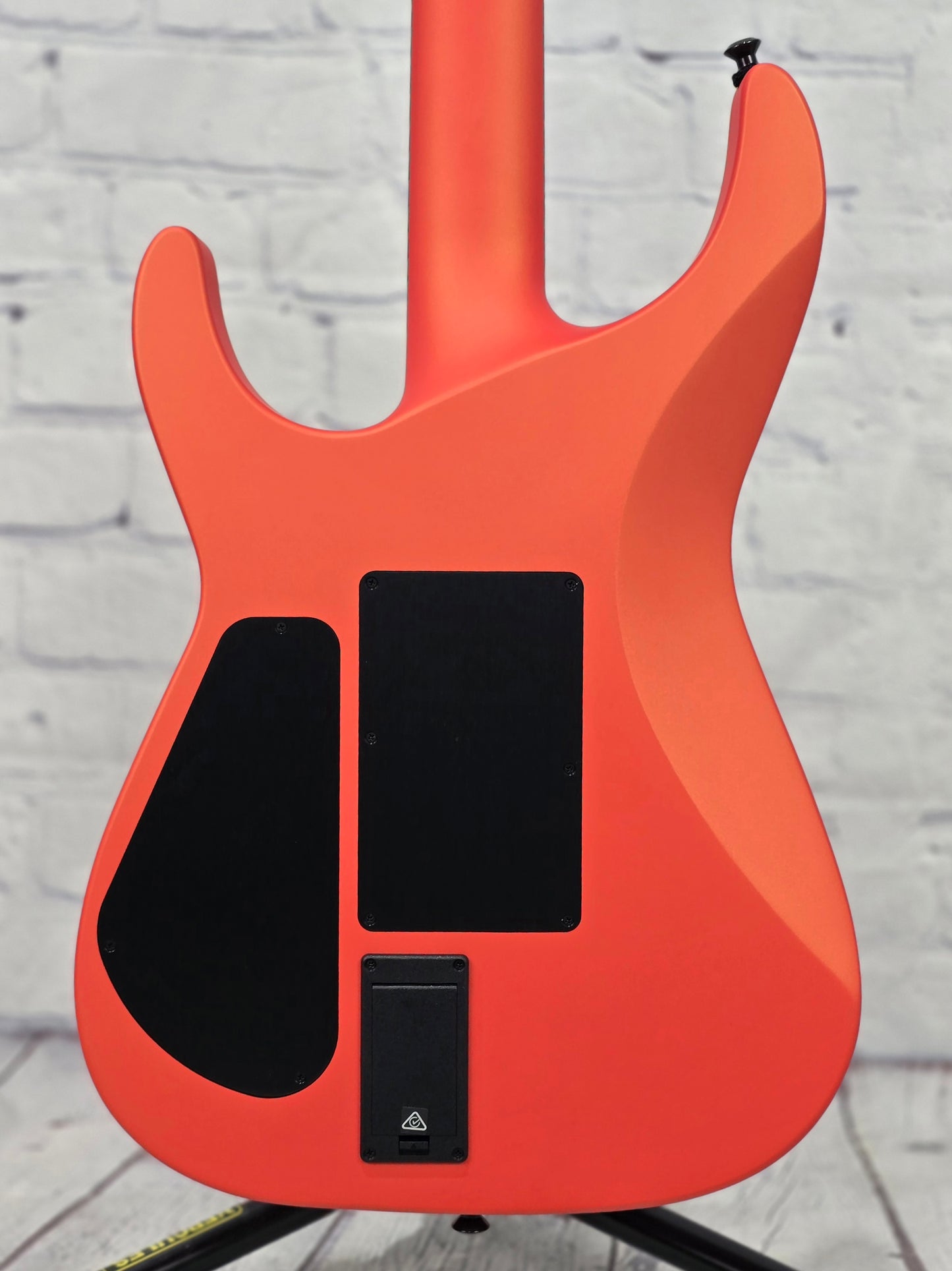 Jackson Guitars American Series Soloist SL2MG HT 6 String Electric Guitar Satin Lambo Orange