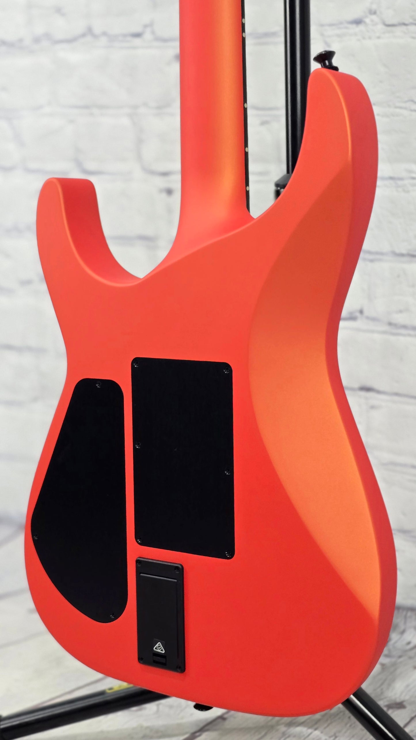 Jackson Guitars American Series Soloist SL2MG HT 6 String Electric Guitar Satin Lambo Orange