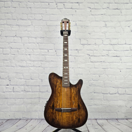 Ibanez FRH20SMN TCL 6 String Classical Electric Acoustic Guitar Tobacco Burst Low Gloss