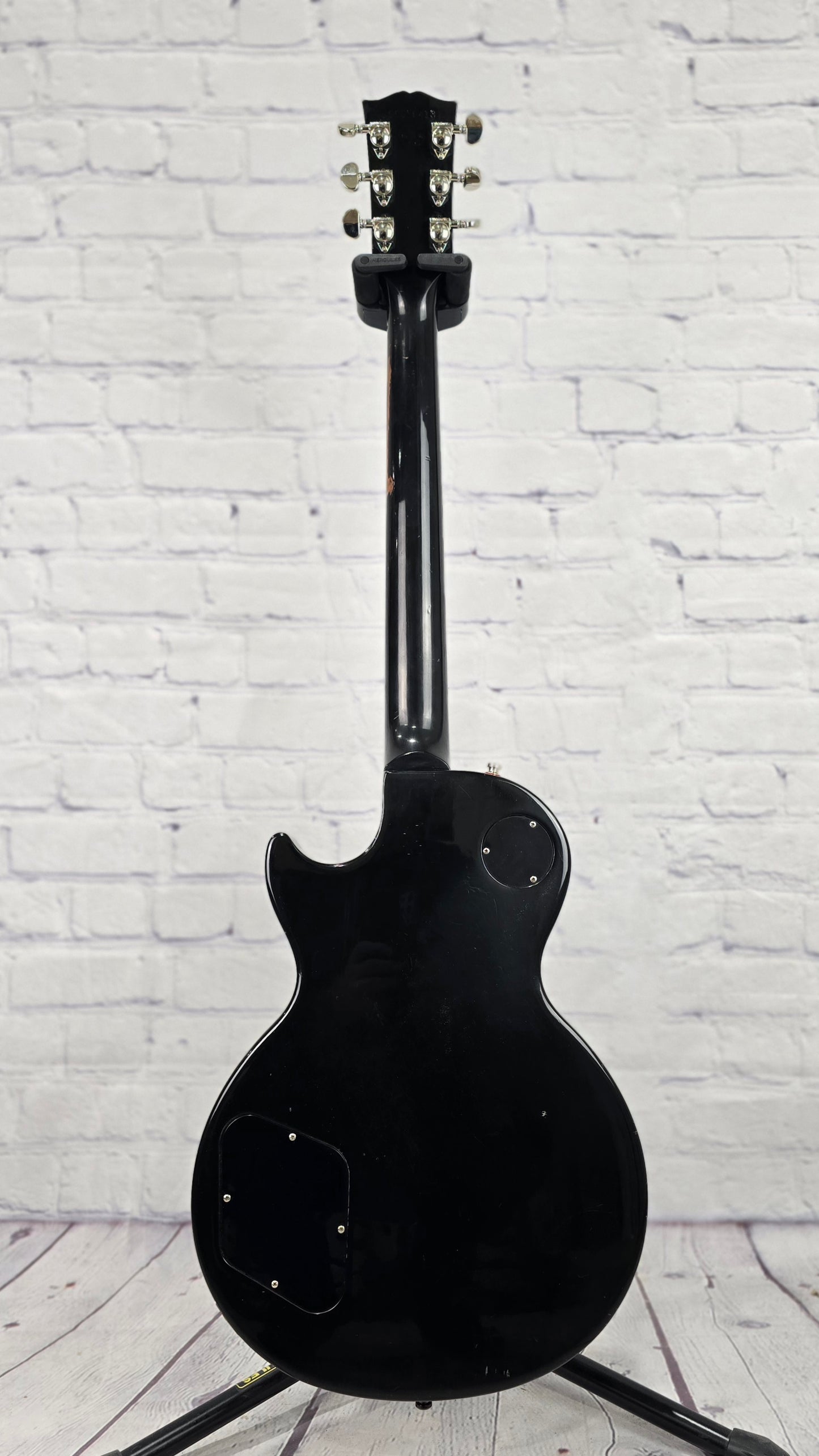 USED Gibson Les Paul Studio 6 String Electric Guitar Gloss Black 1996