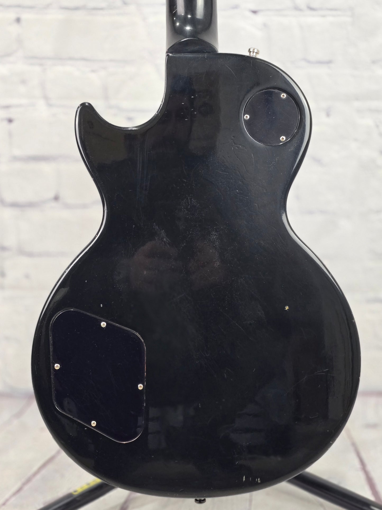 USED Gibson Les Paul Studio 6 String Electric Guitar Gloss Black 1996