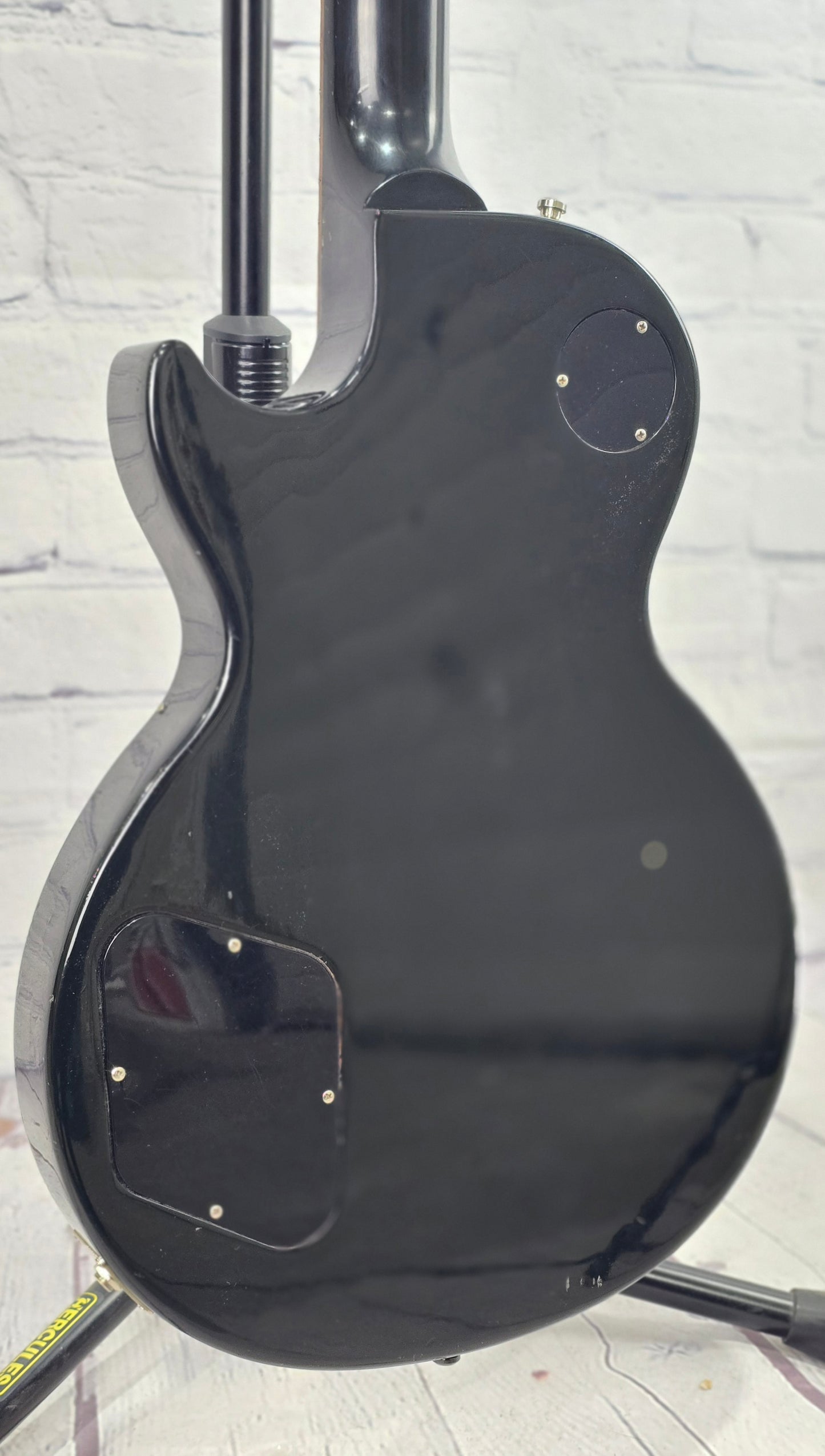 USED Gibson Les Paul Studio 6 String Electric Guitar Gloss Black 1996