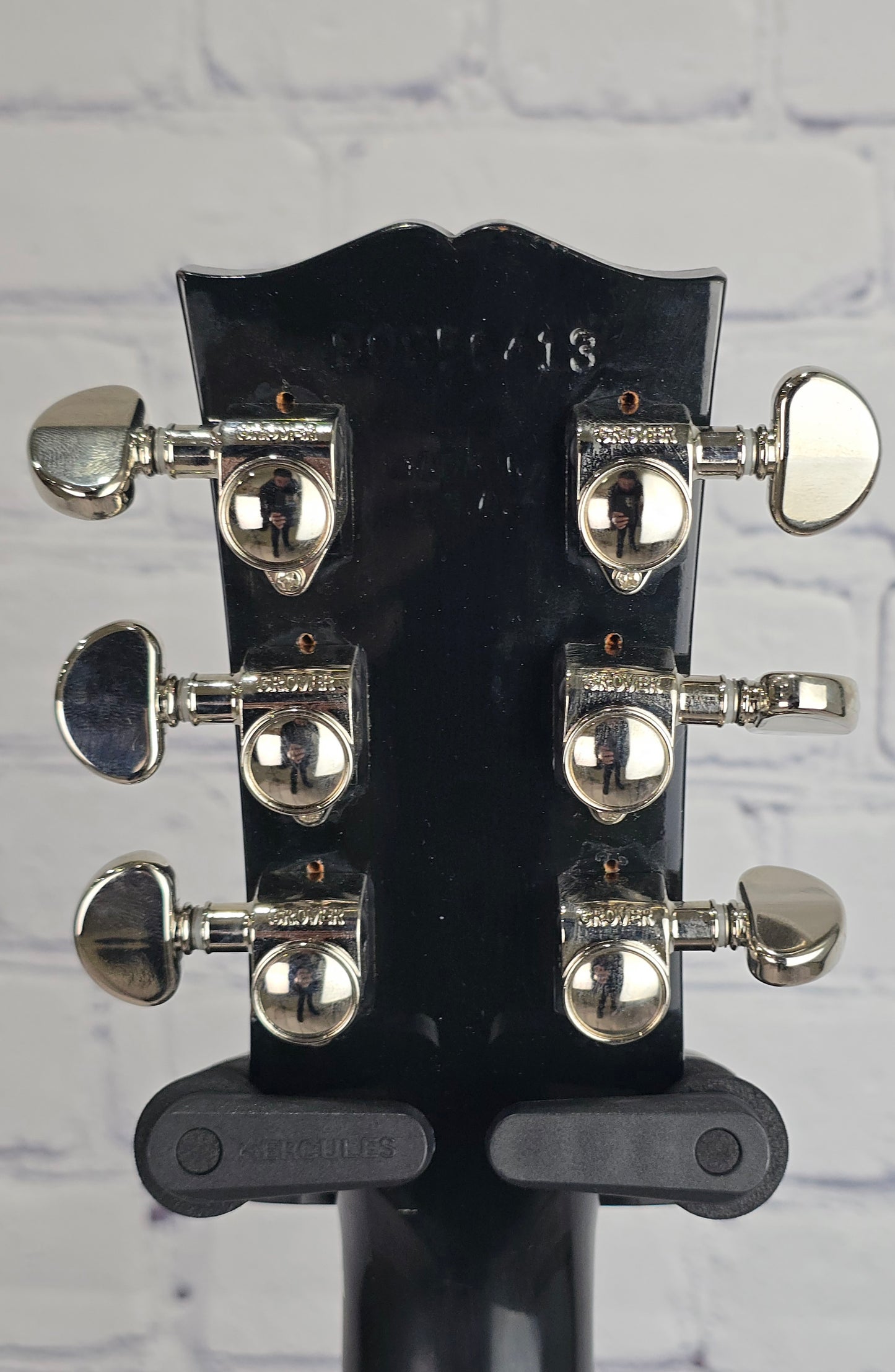 USED Gibson Les Paul Studio 6 String Electric Guitar Gloss Black 1996