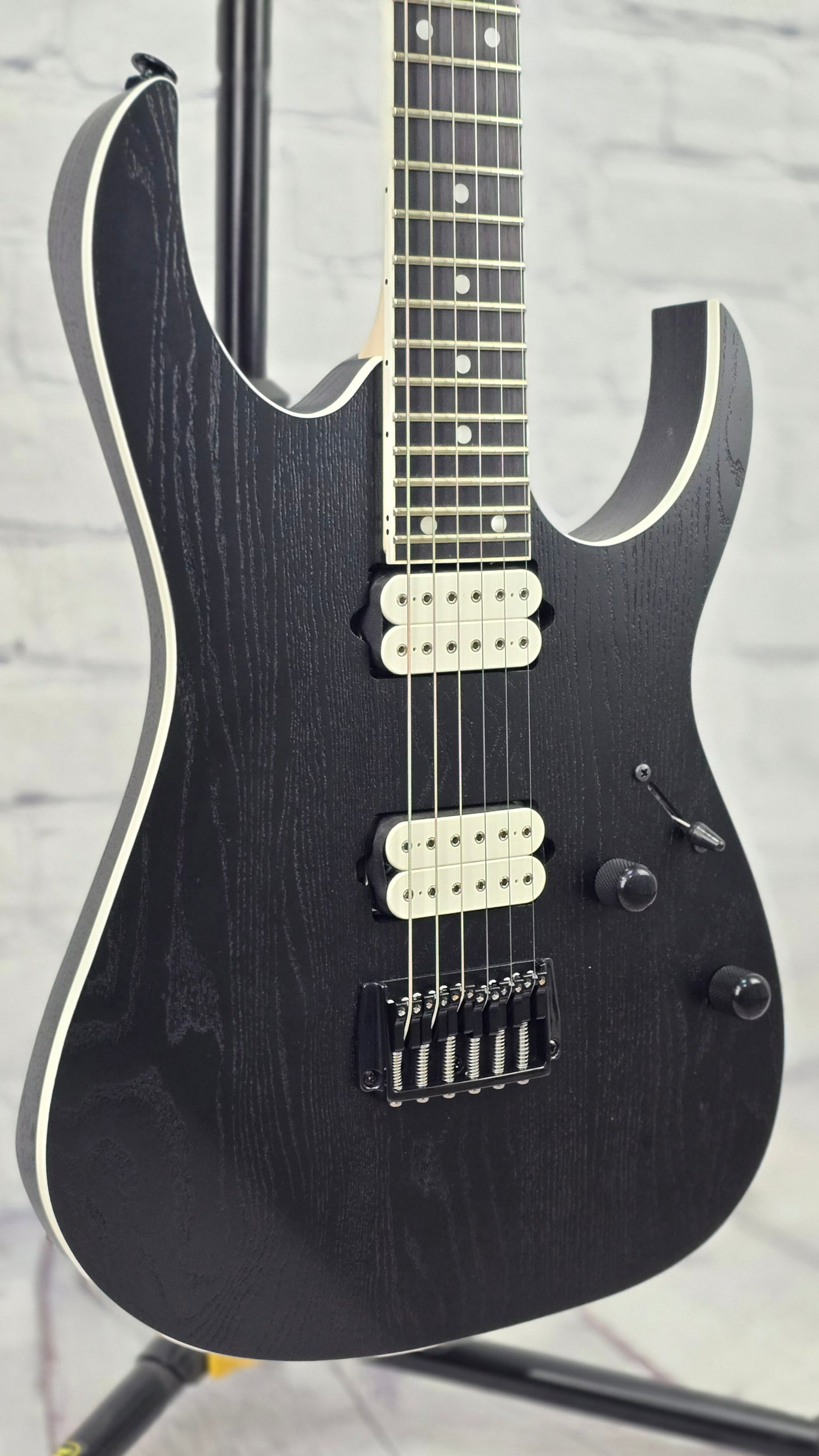 Ibanez Prestige RGR652AHBF WK 6 String Electric Guitar Weathered Black