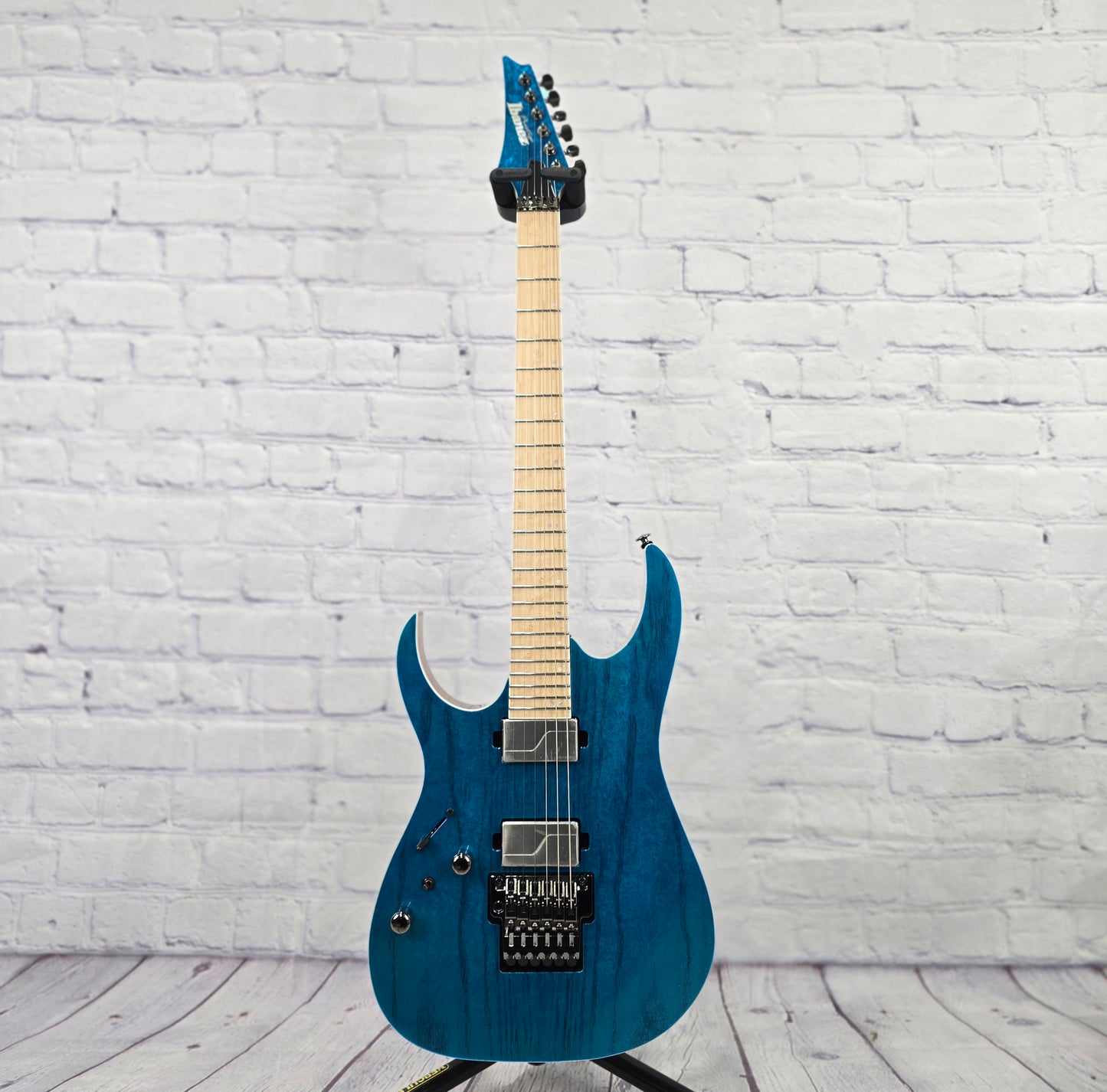 Ibanez Prestige RG5120ML FCN Left Handed 6 String Electric Guitar Frozen Ocean Blue