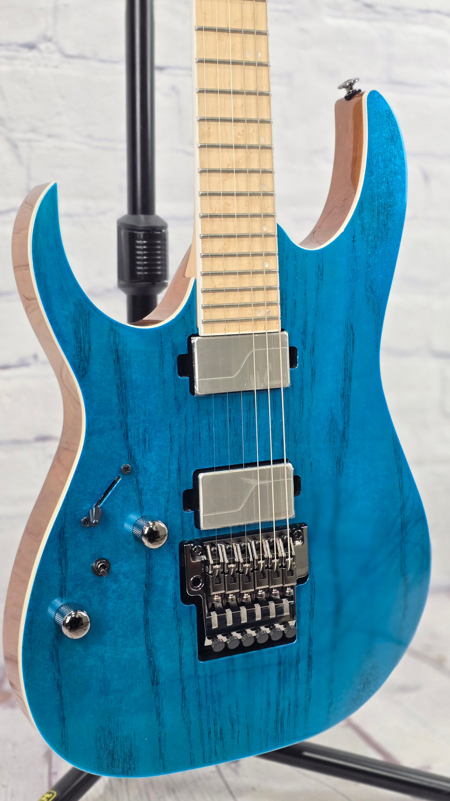 Ibanez Prestige RG5120ML FCN Left Handed 6 String Electric Guitar Frozen Ocean Blue