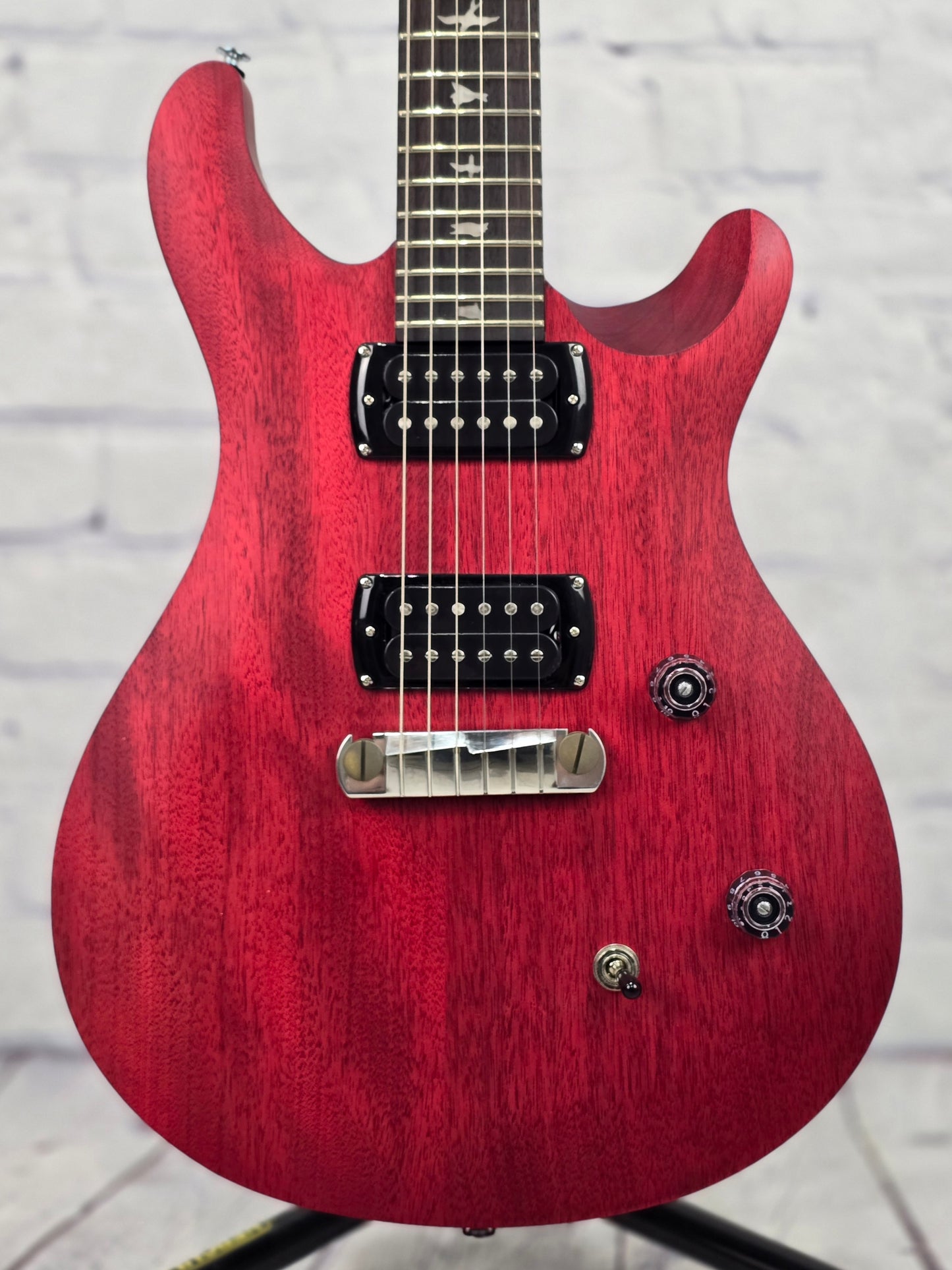 Paul Reed Smith PRS Guitars SE CE24 Standard Stoptail 6 String Electric Guitar Satin Vintage Cherry